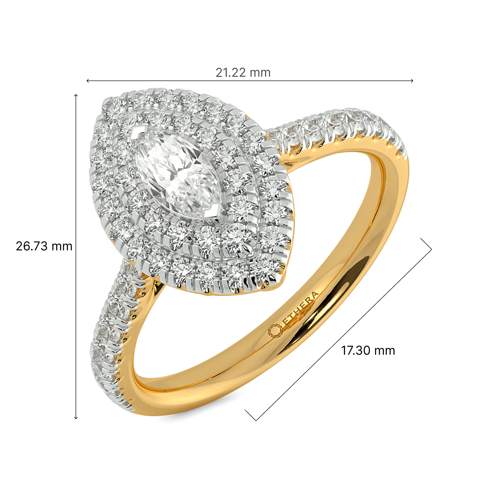 Antique Elegance Solitaire Ring 6
