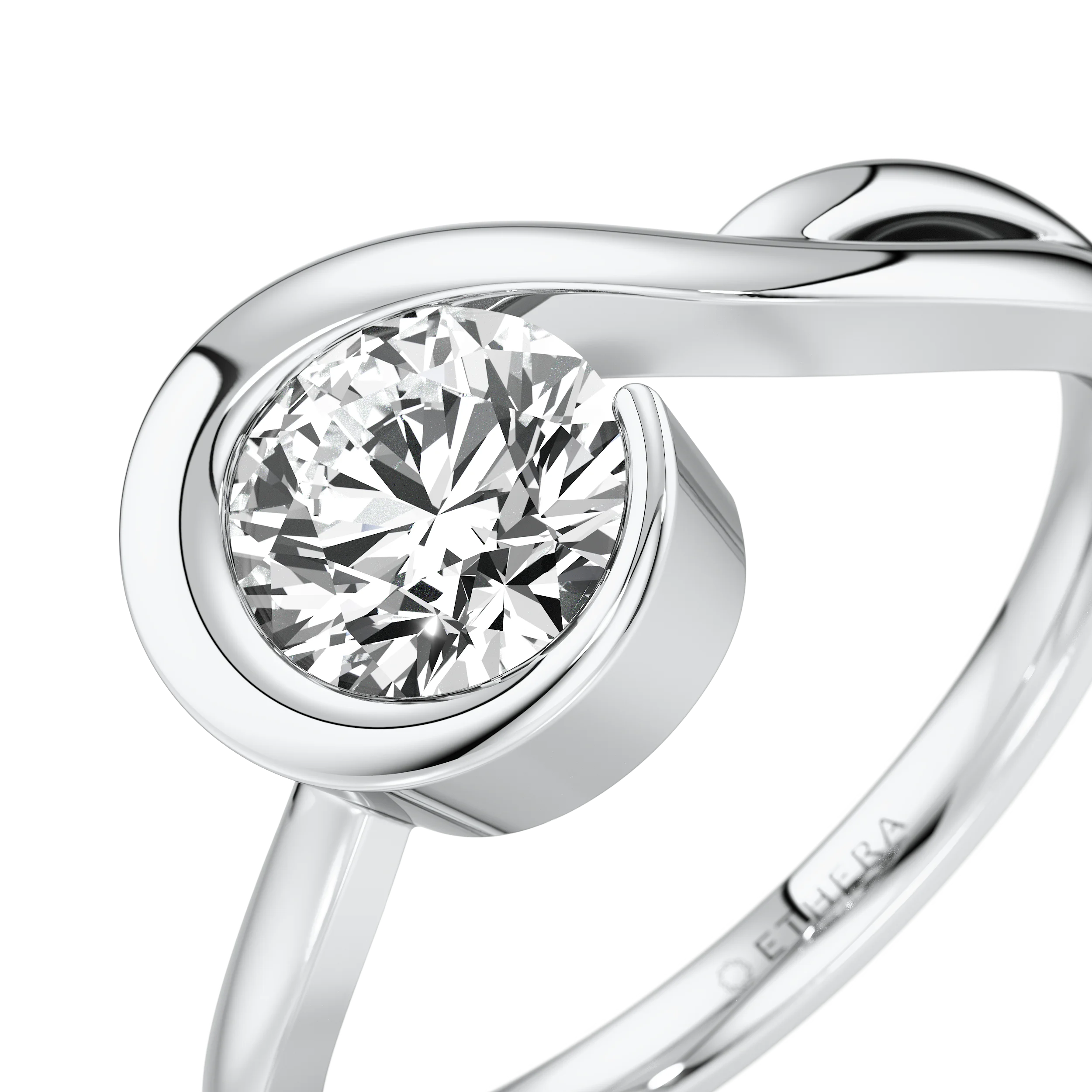 Eterna Halo Crest Ring 6