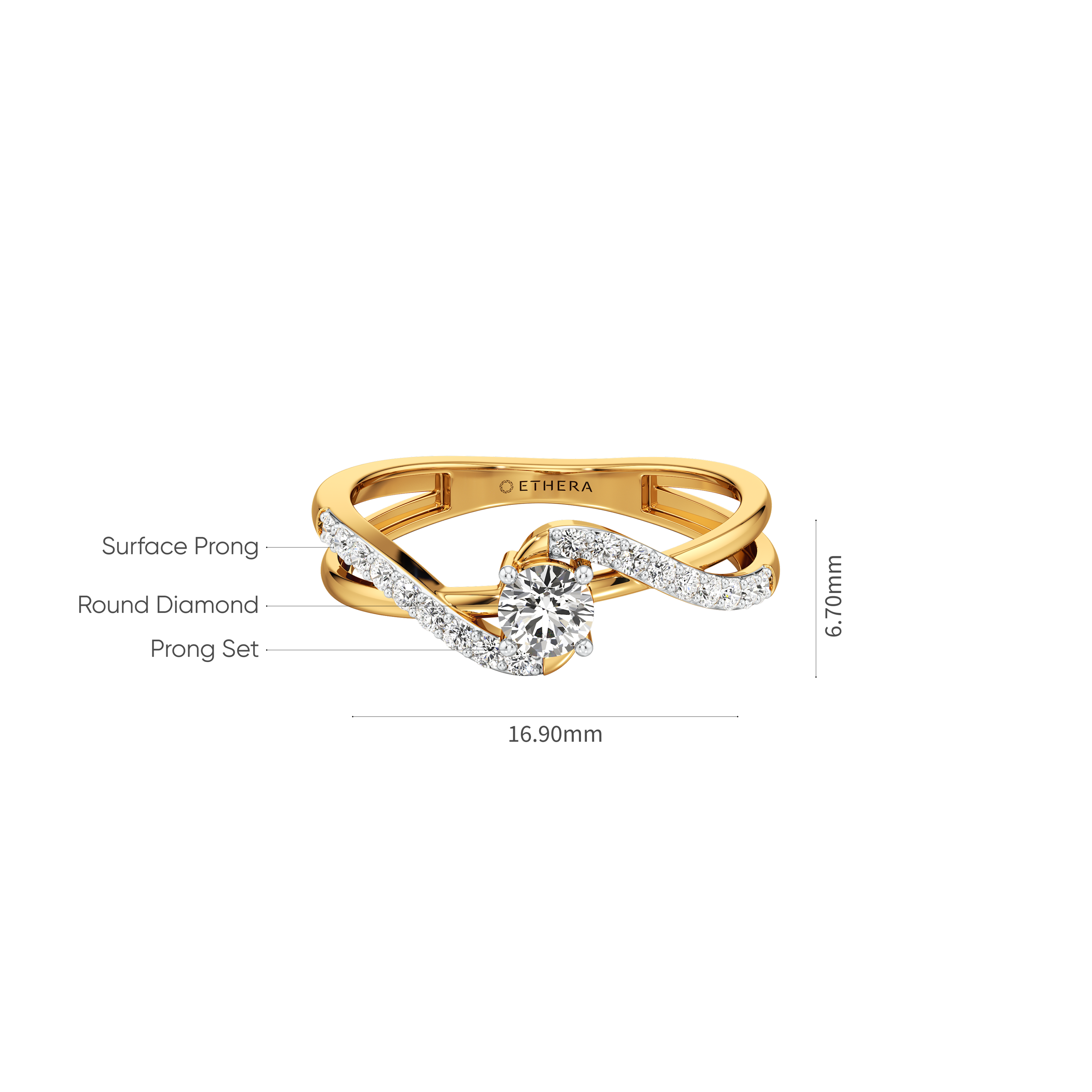 Twist of Elegance Ring 6