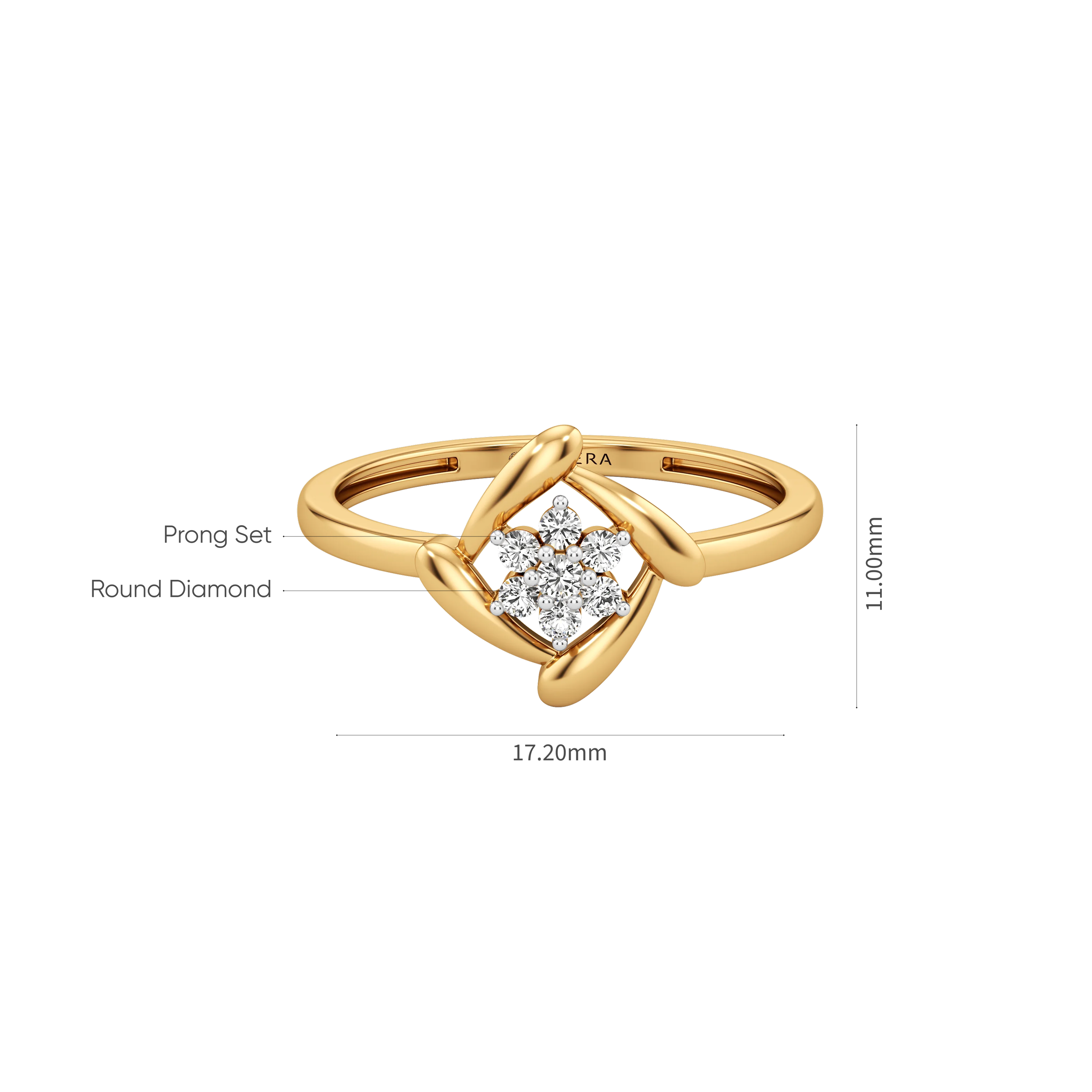 Petaline Cluster Ring 6