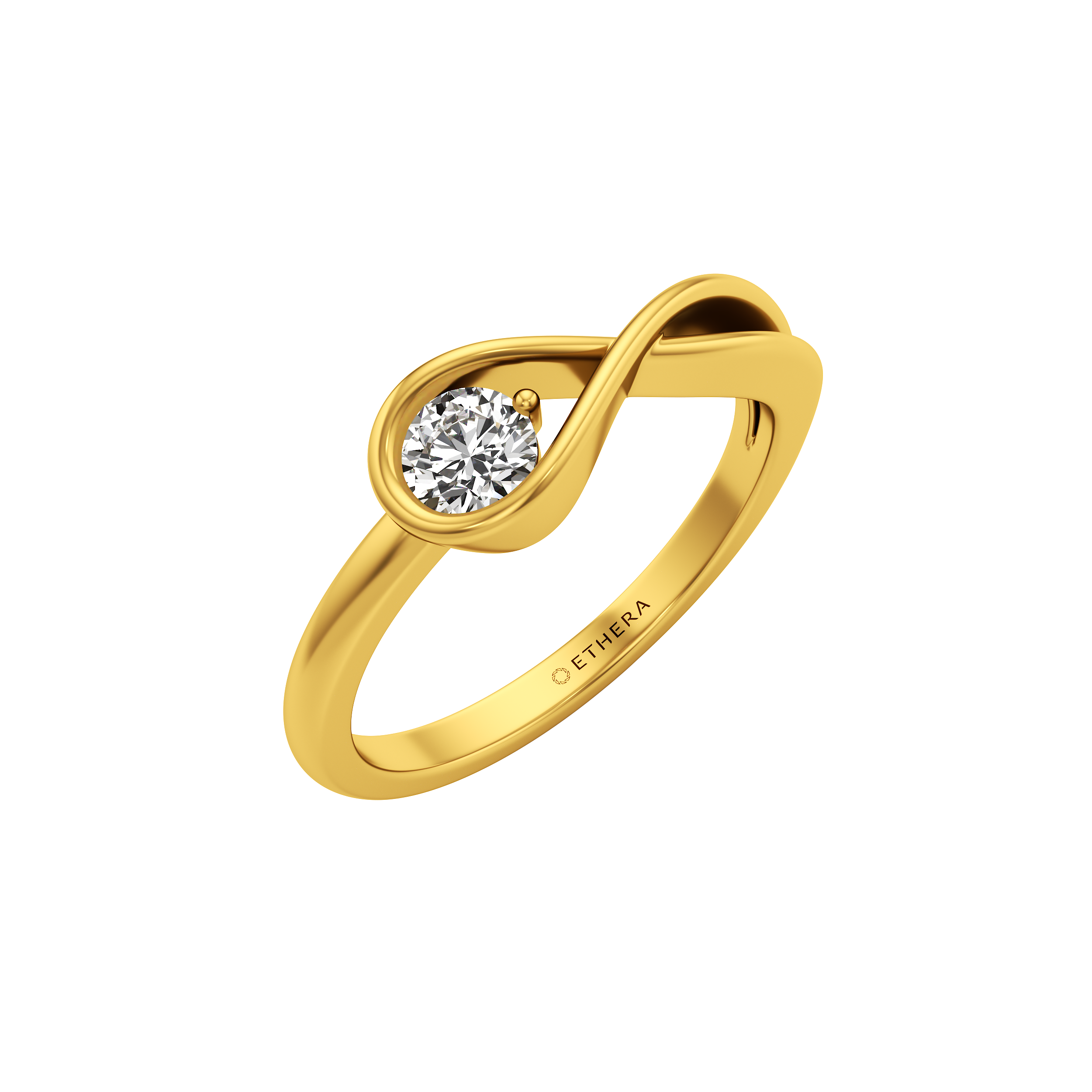 Wrapset Solitaire Ring 1