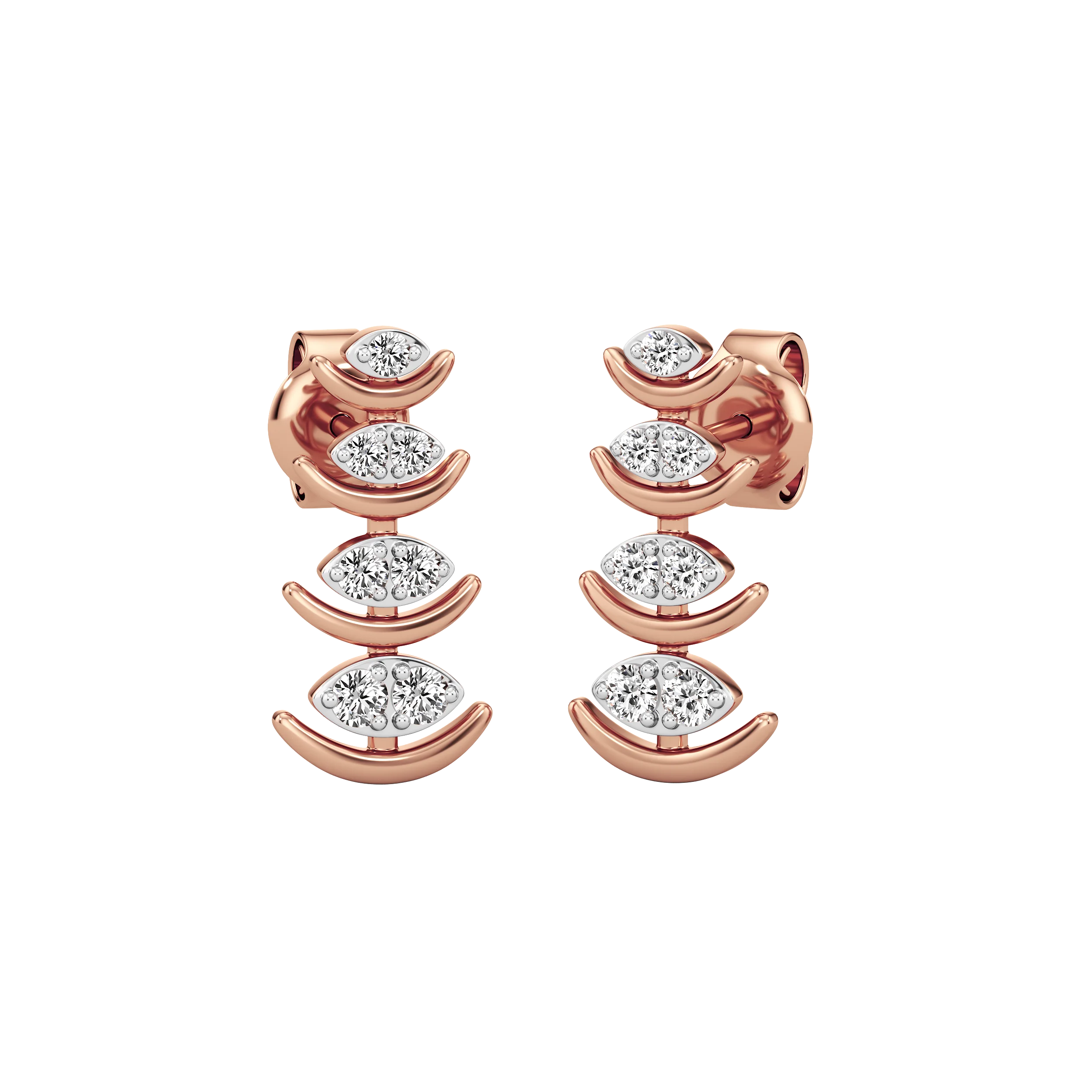 Crescent Cascade Stud 6