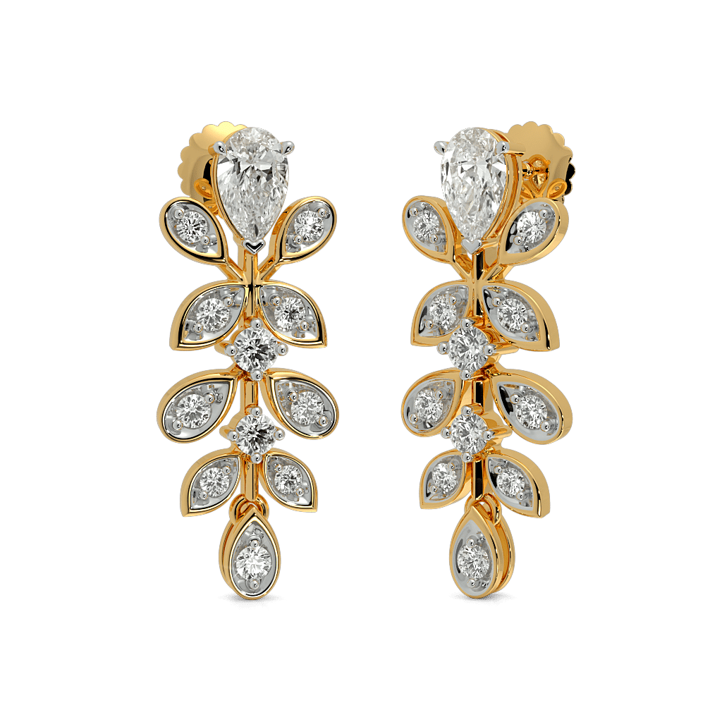 Foliaire Drop Earrings