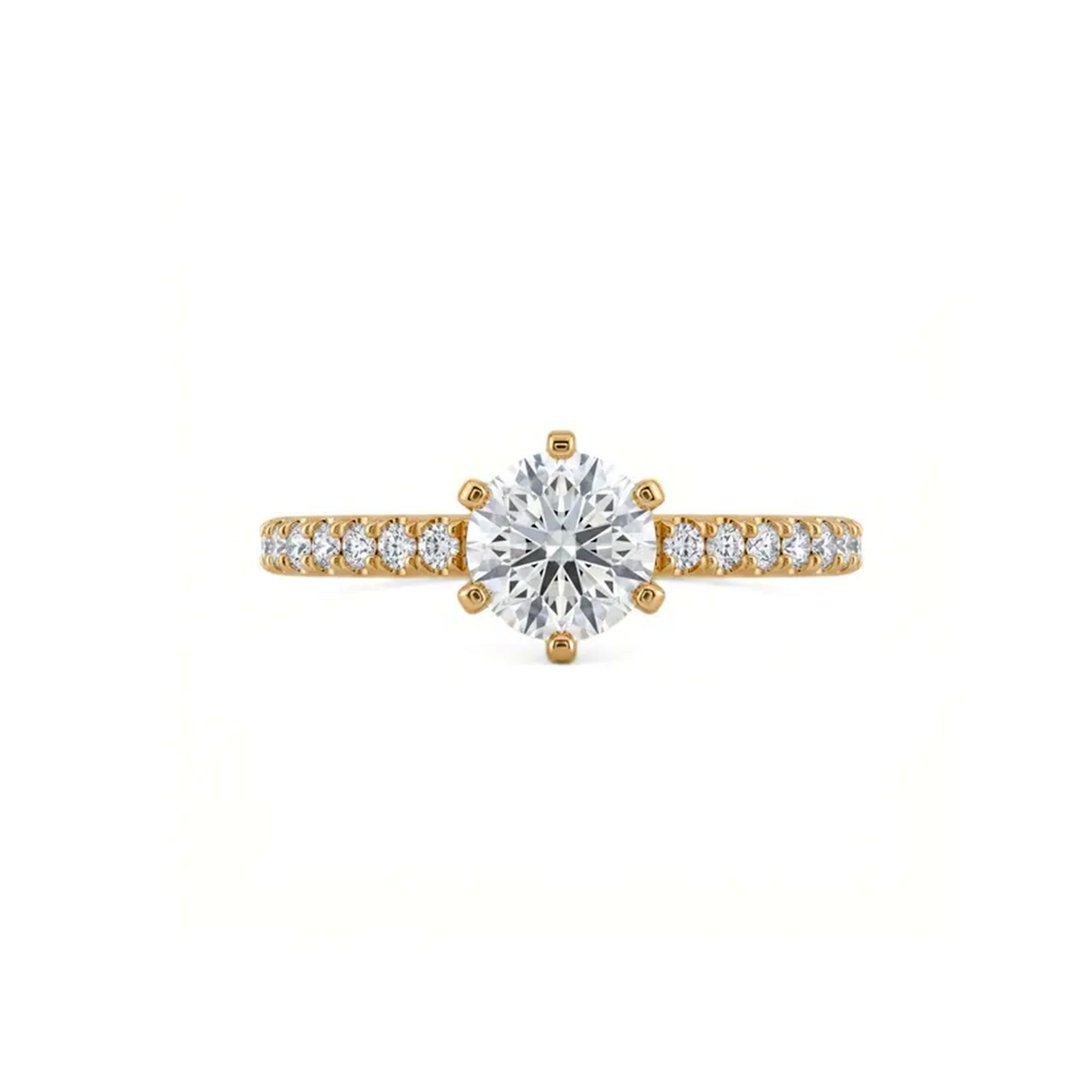 Glowrail Solitaire Ring