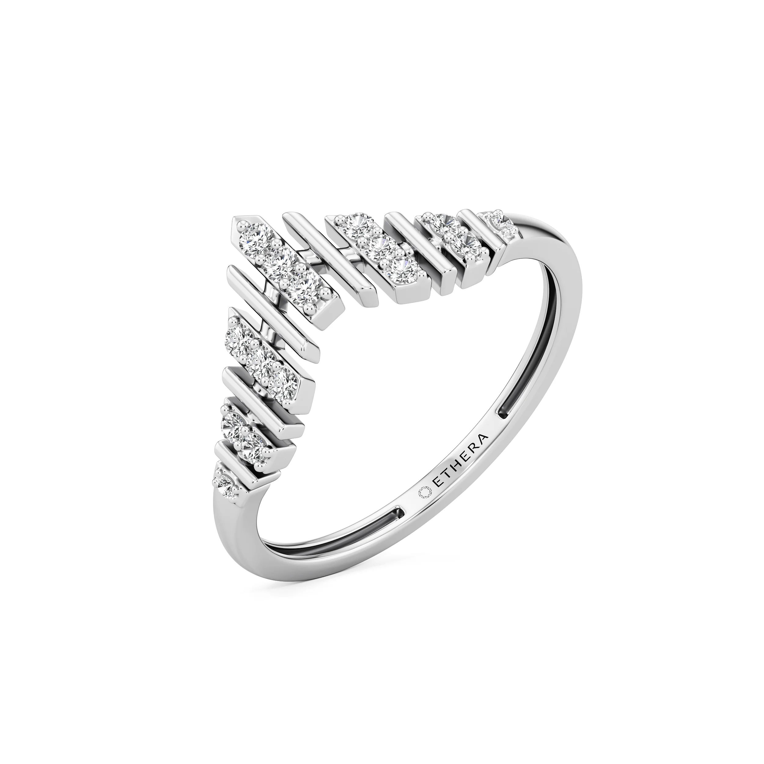 Radiant Edge Diamond Ring 7