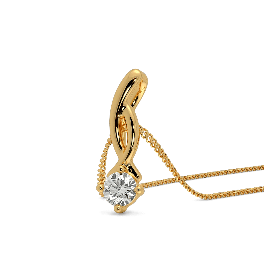 Twine Gleam Pendant And Earrings