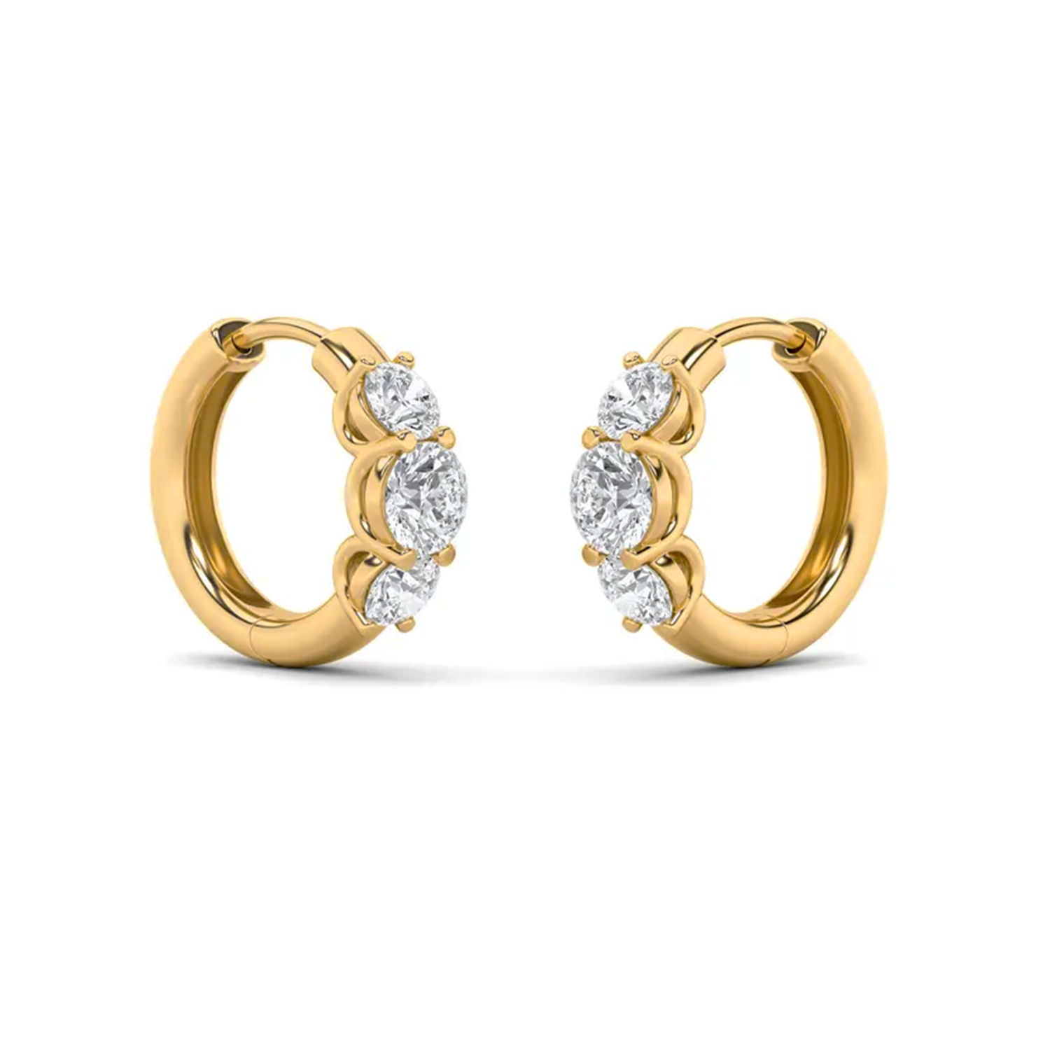 Gleaming Trio Bali Earrings 0