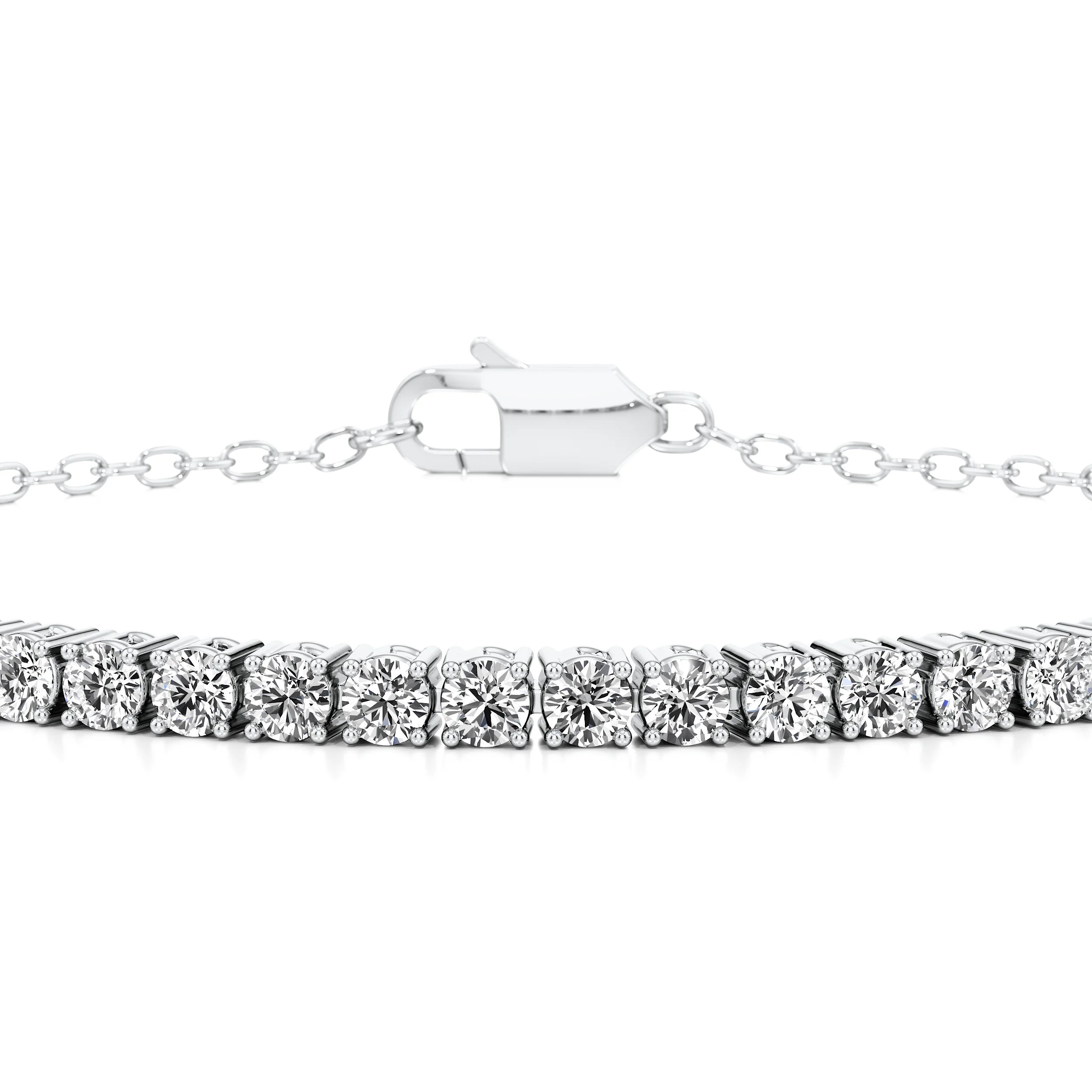 Lustre Line Tennis Bracelet 5