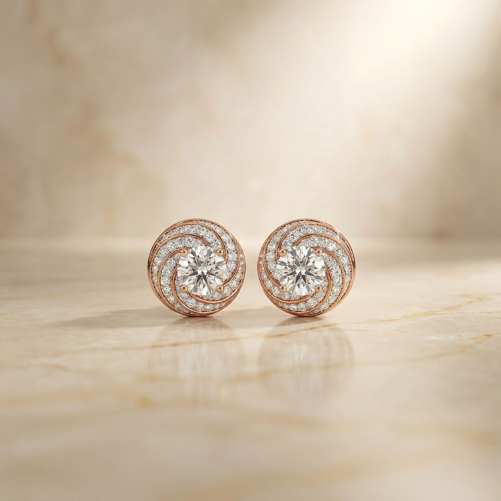 Swirl Radiance Studs 2