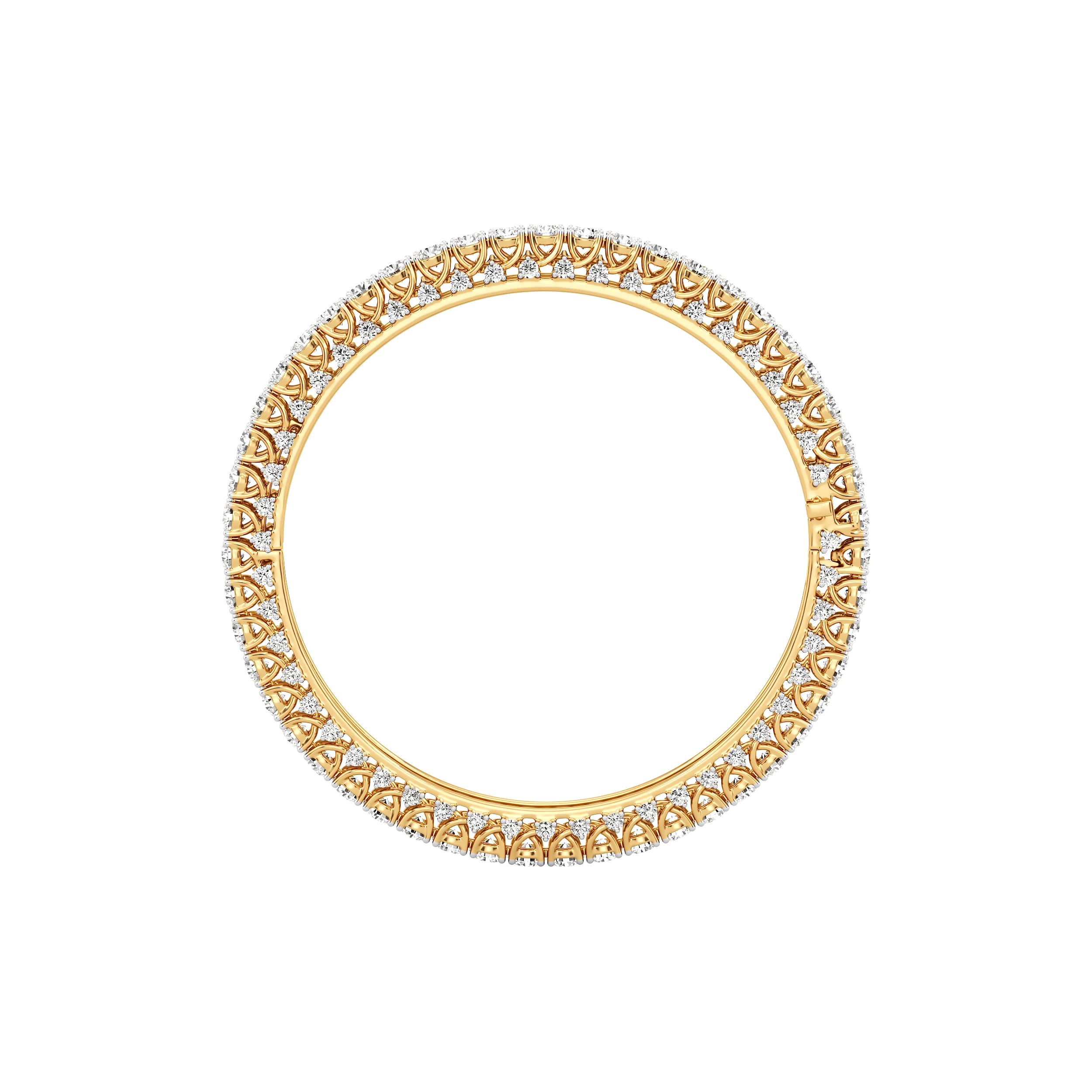 Luminia Line Diamond Bangle hover