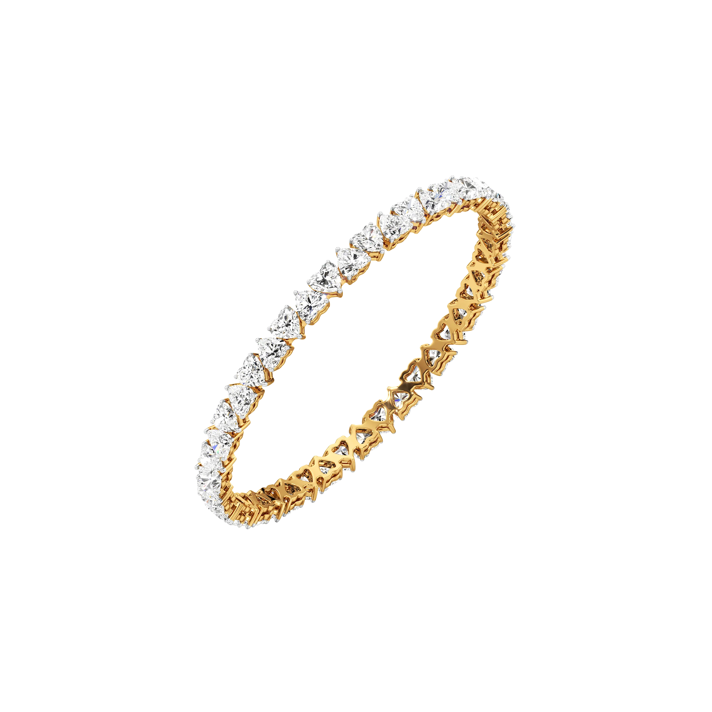 Piece Of Heart Round Bangle 2