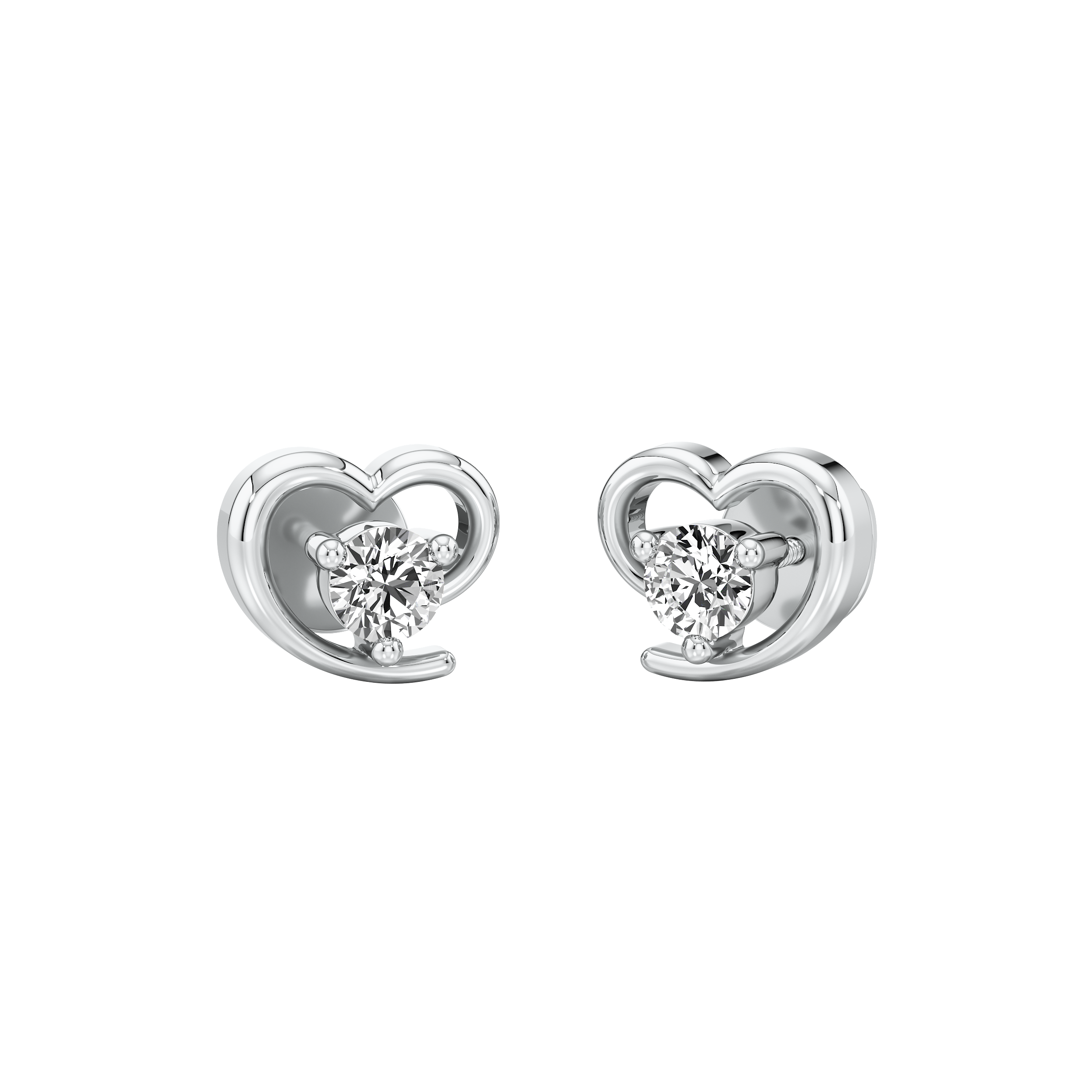 Heart Edit Studs 3