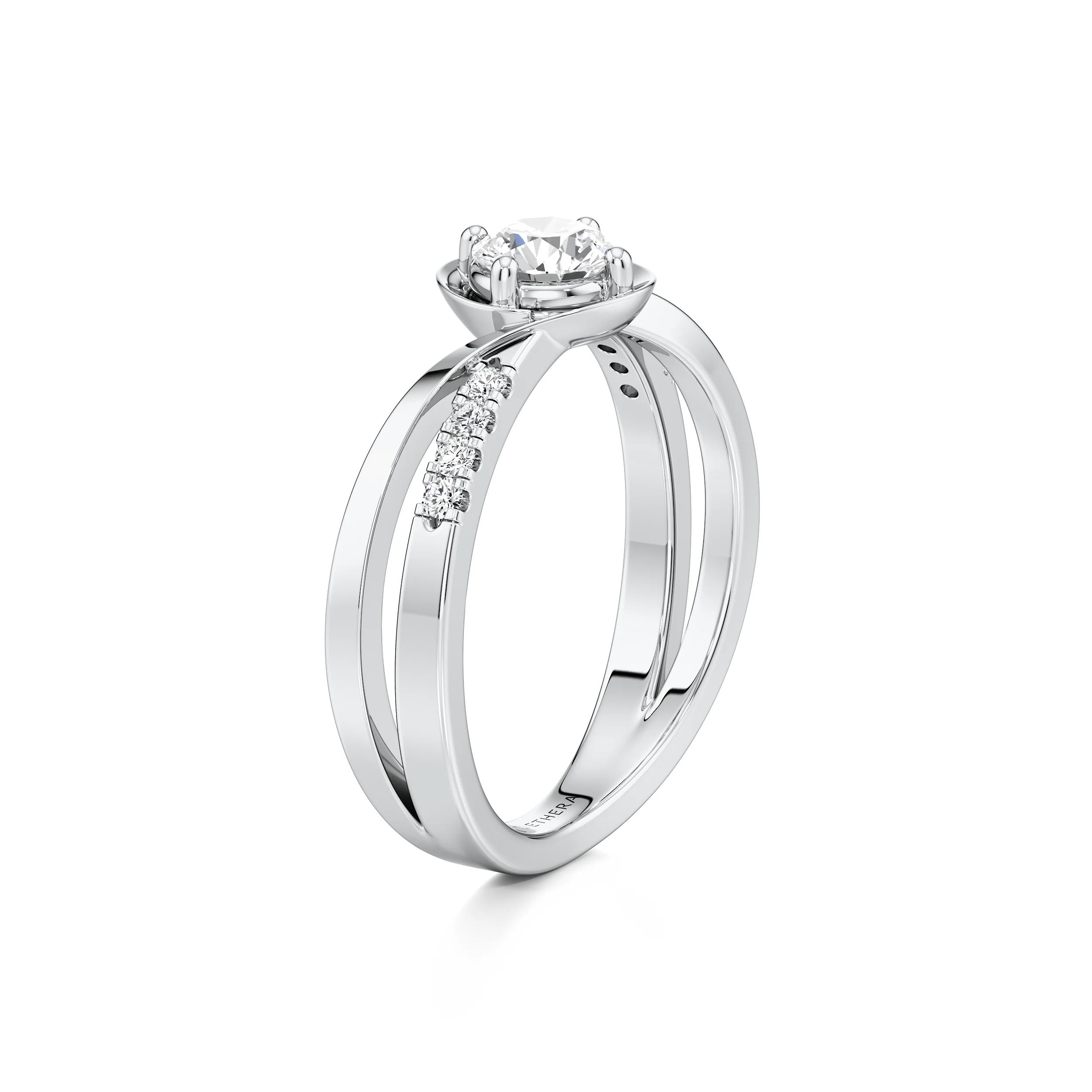 Celeste Curve Ring 9