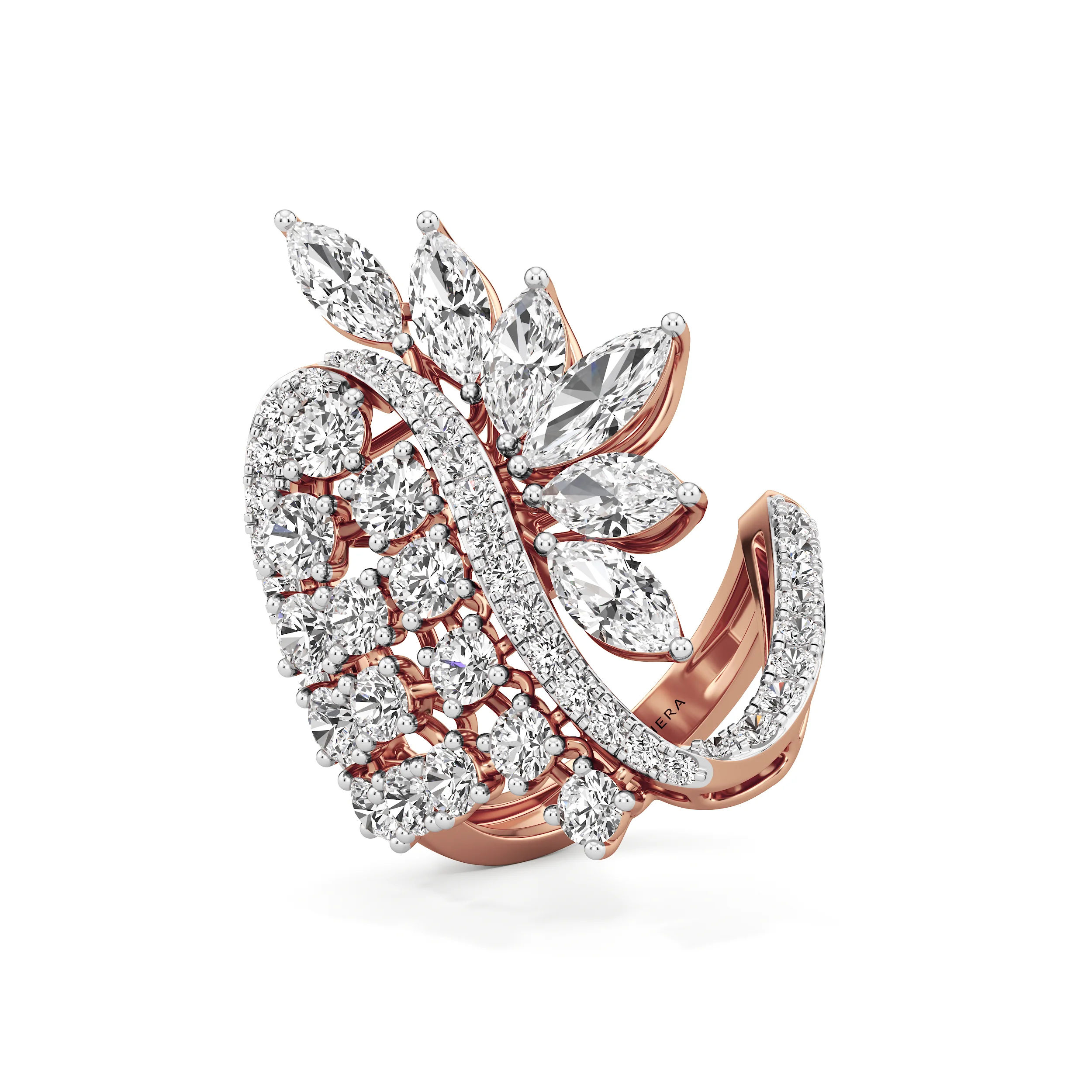 Aurora Wing Diamond Ring 15