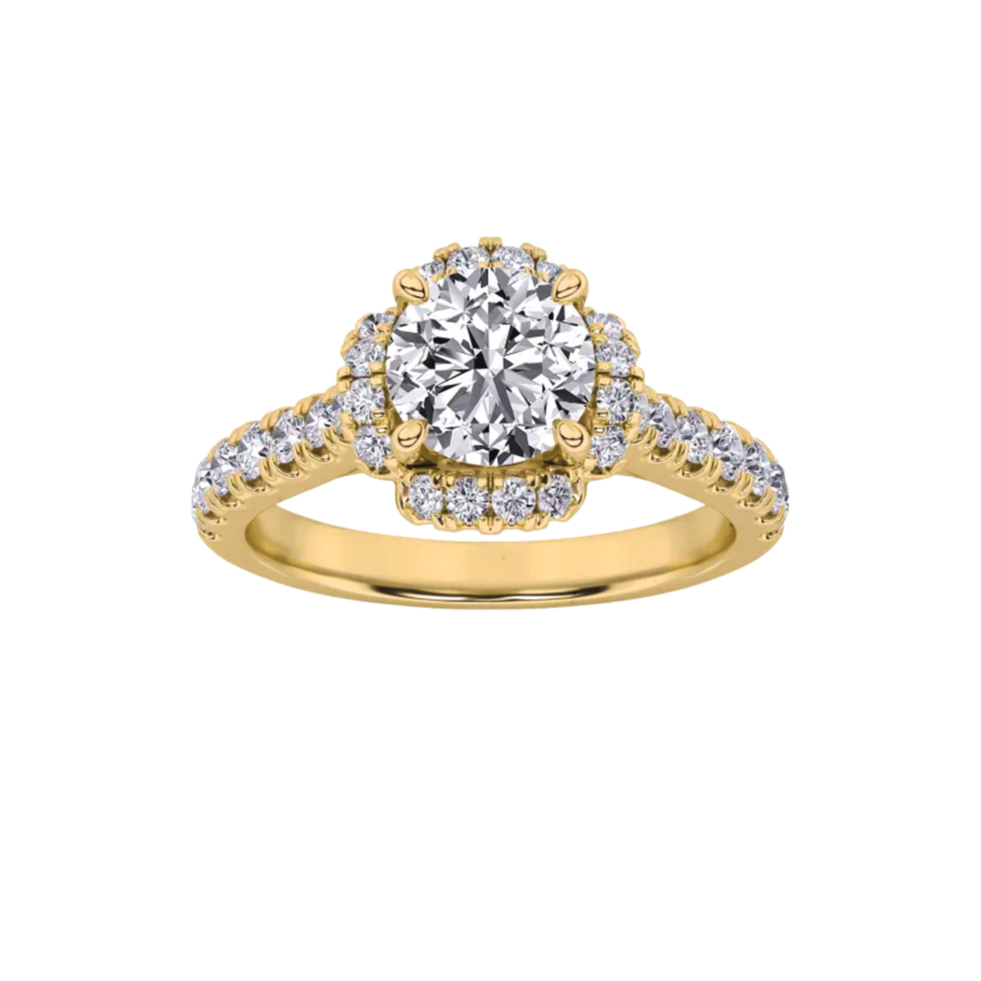 Secret Garden Solitaire Ring 0