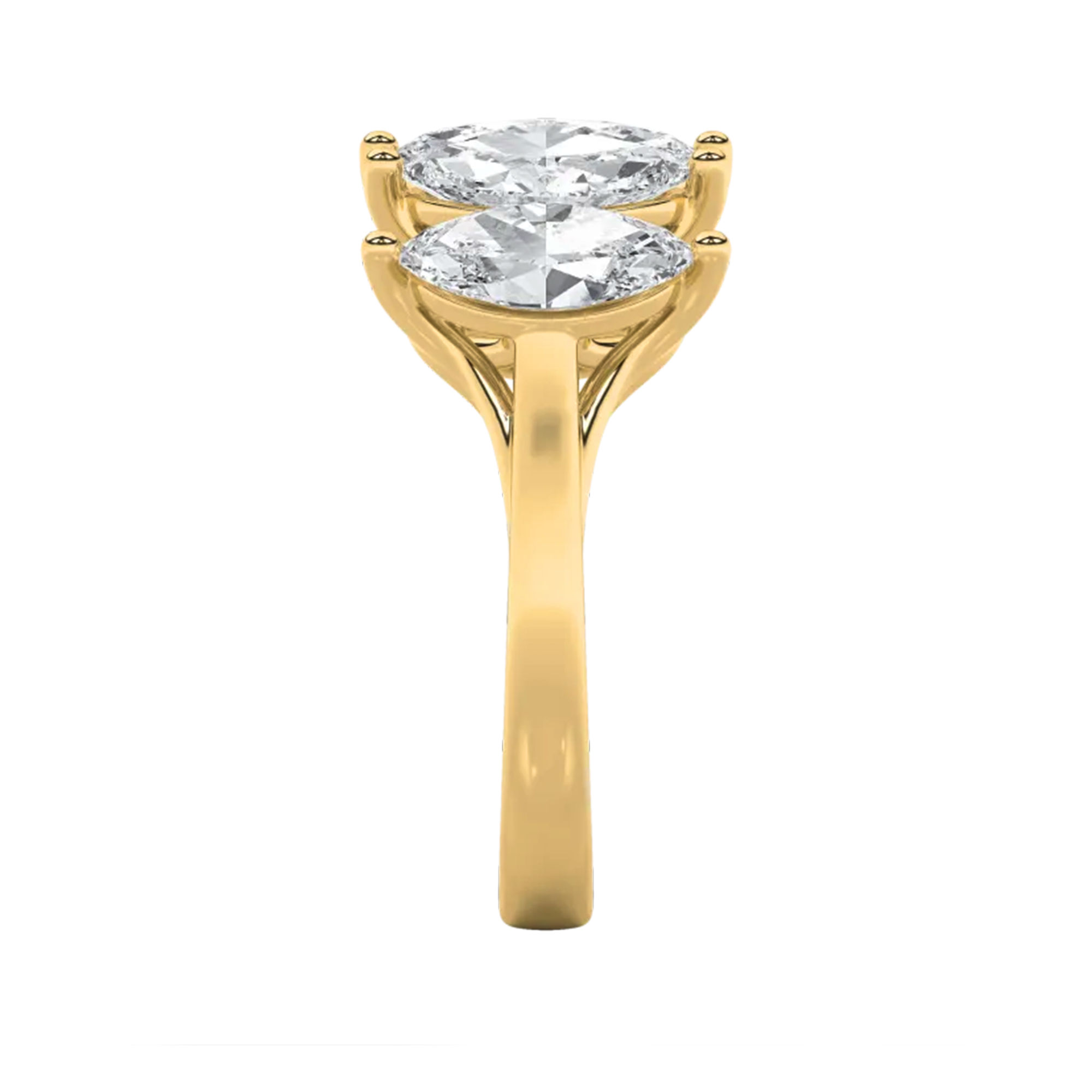 Radiant Penta Five Stone Ring 4