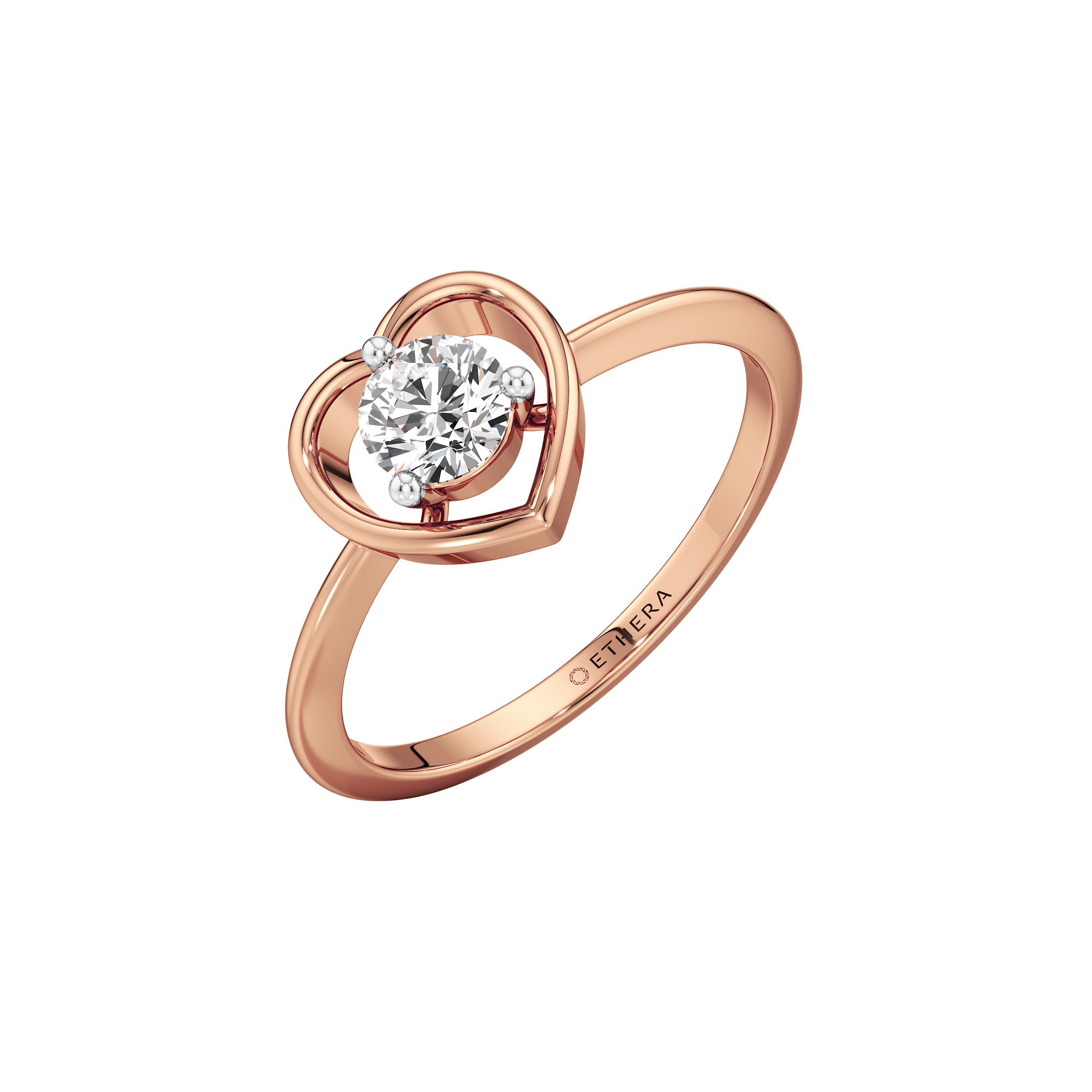 Heartline Solitaire Ring 11