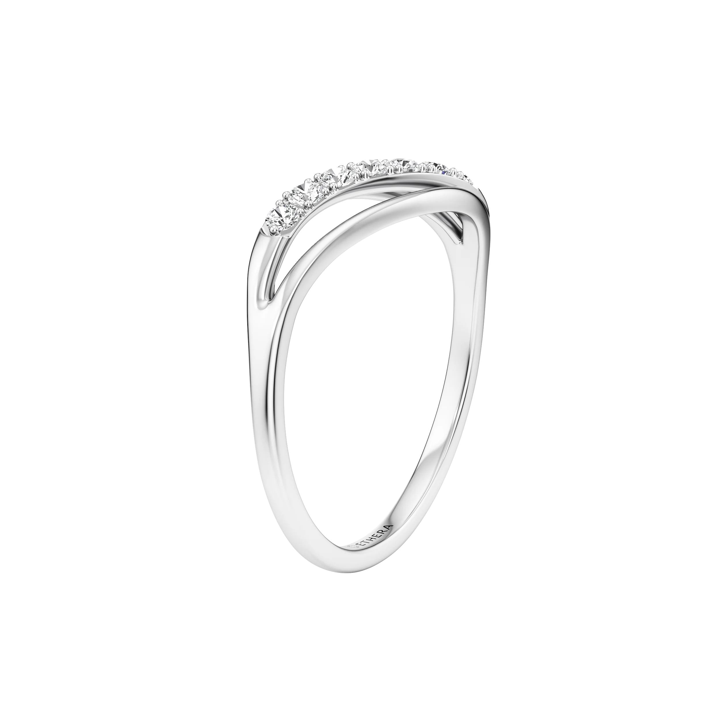 Flowline Diamond Ring 10