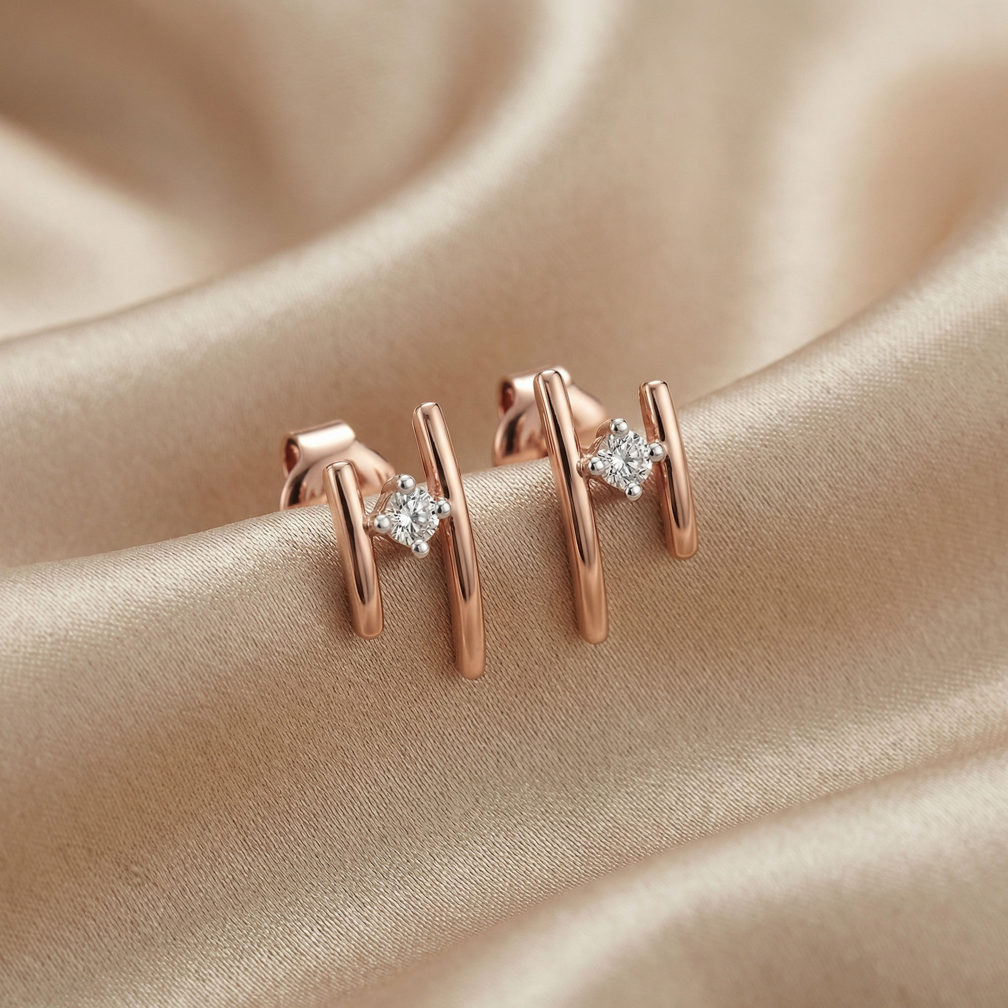 Parallel Gleam Studs 3