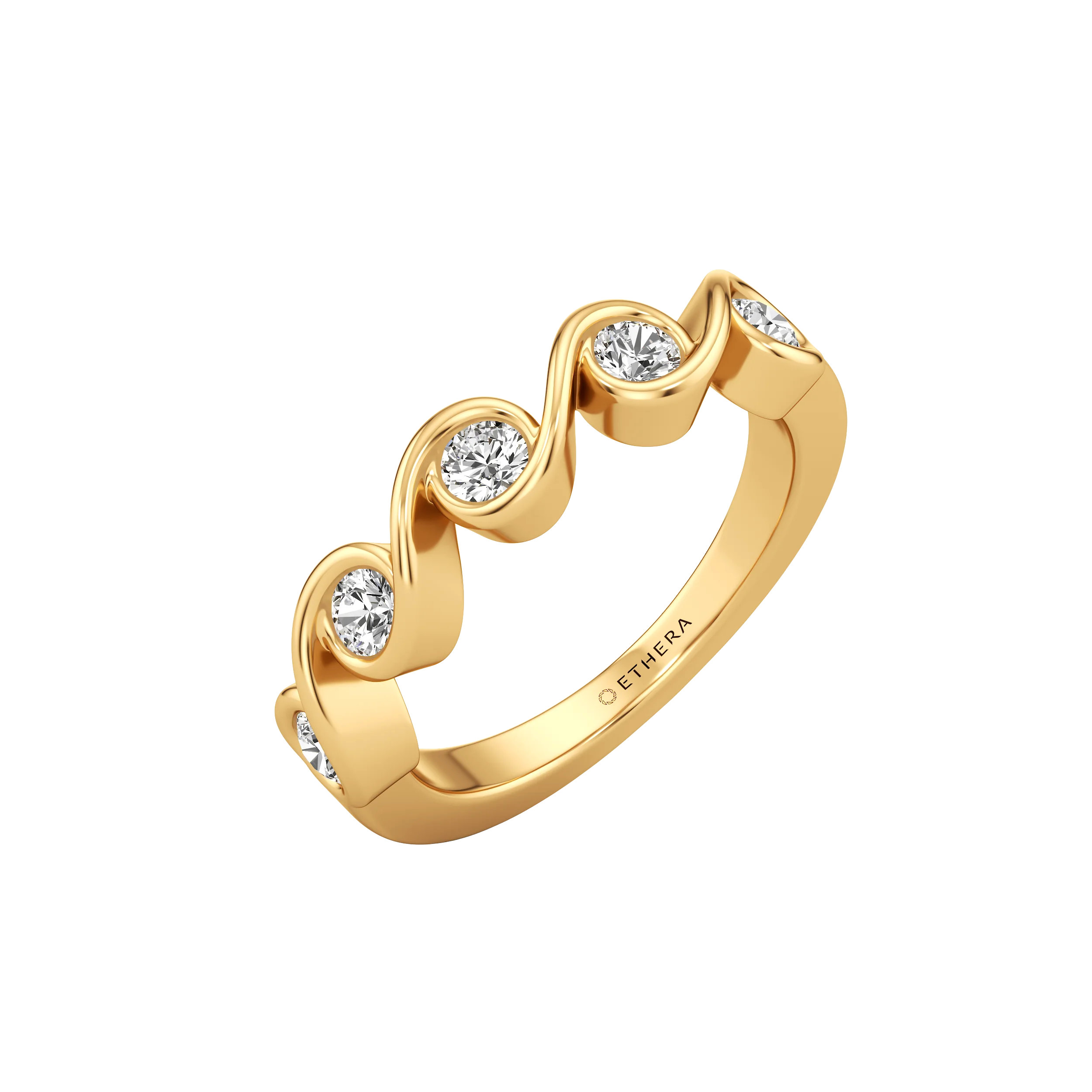 Waveset Diamond Band 0