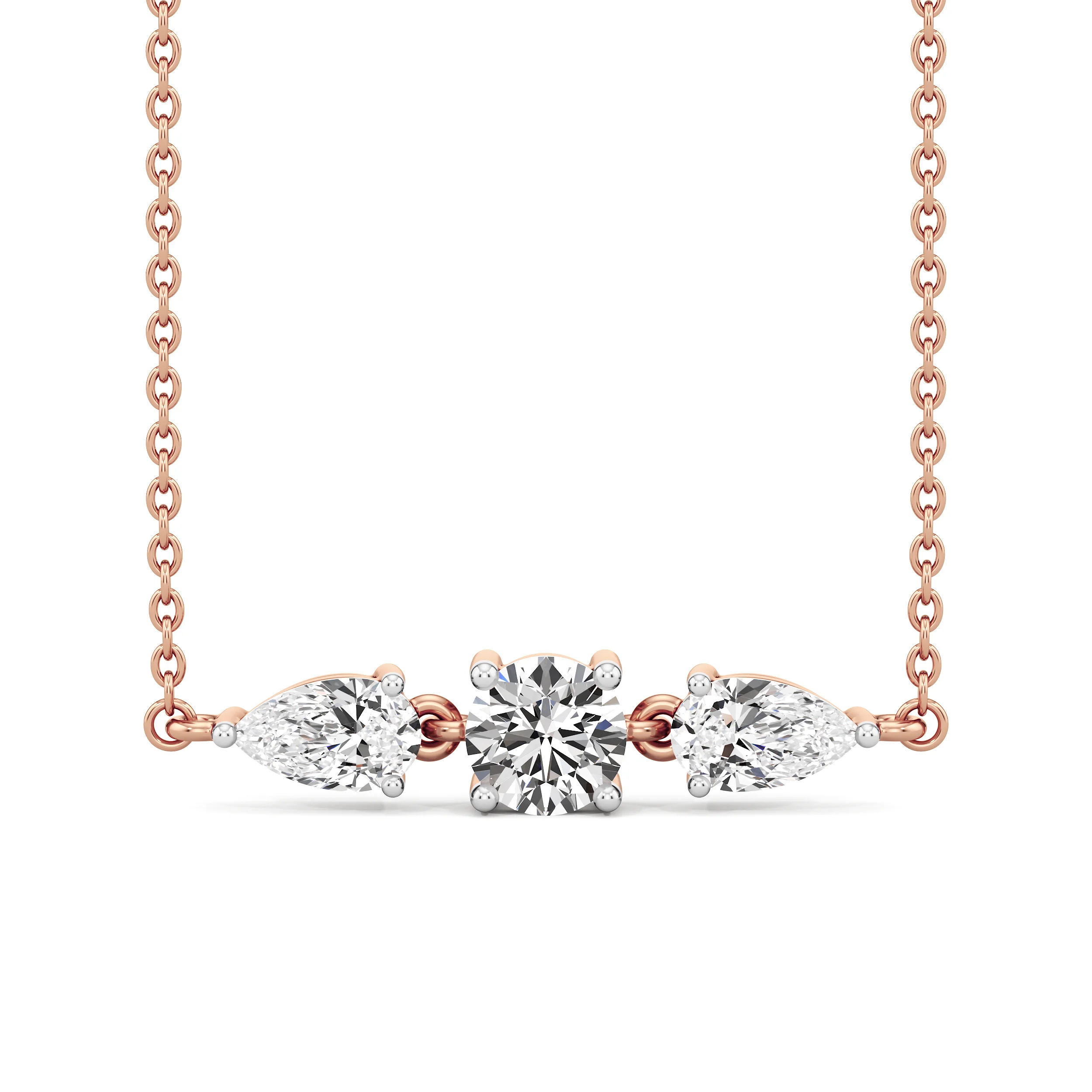Trio Balance Diamond Necklet 7