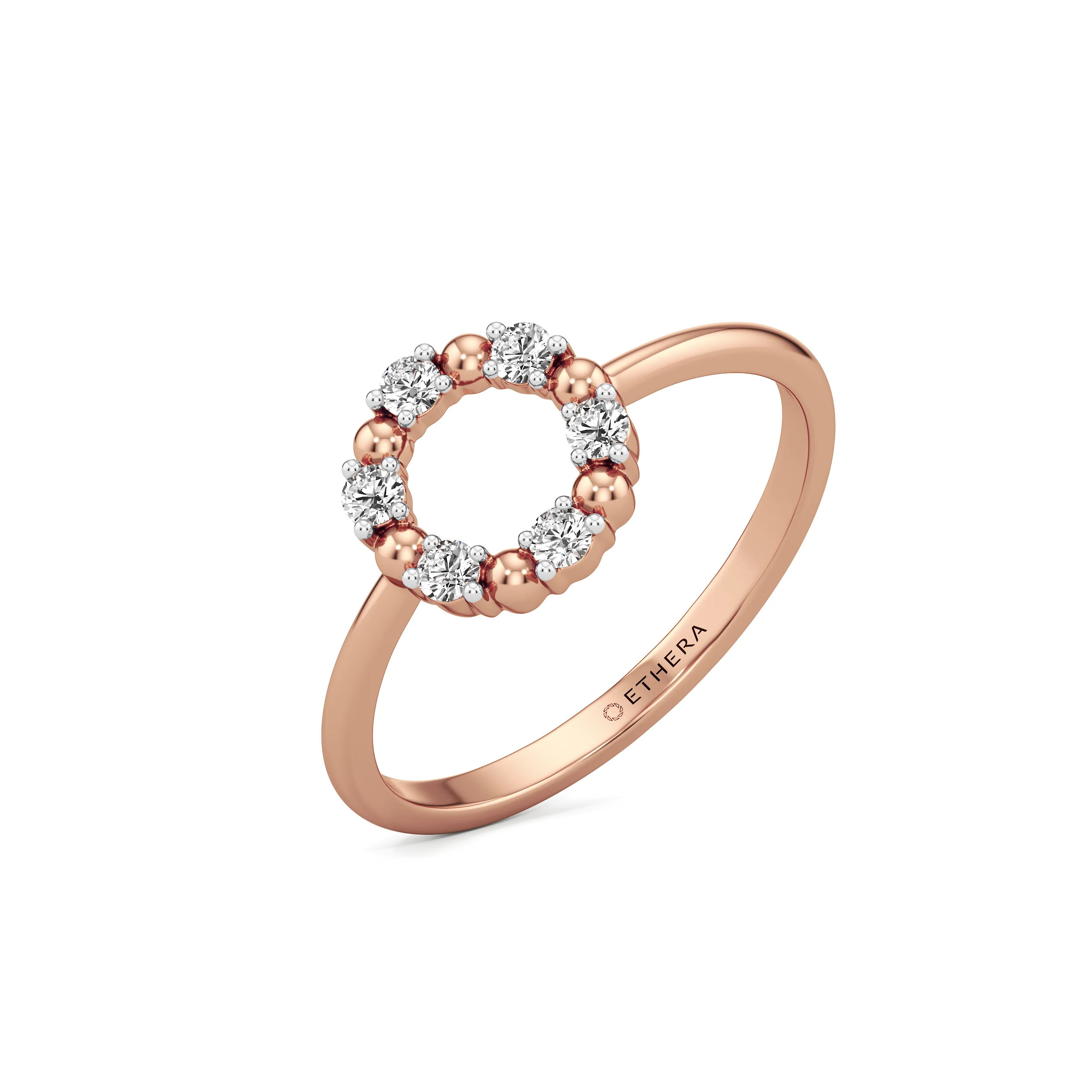 Orbit Petite Diamond Ring 16