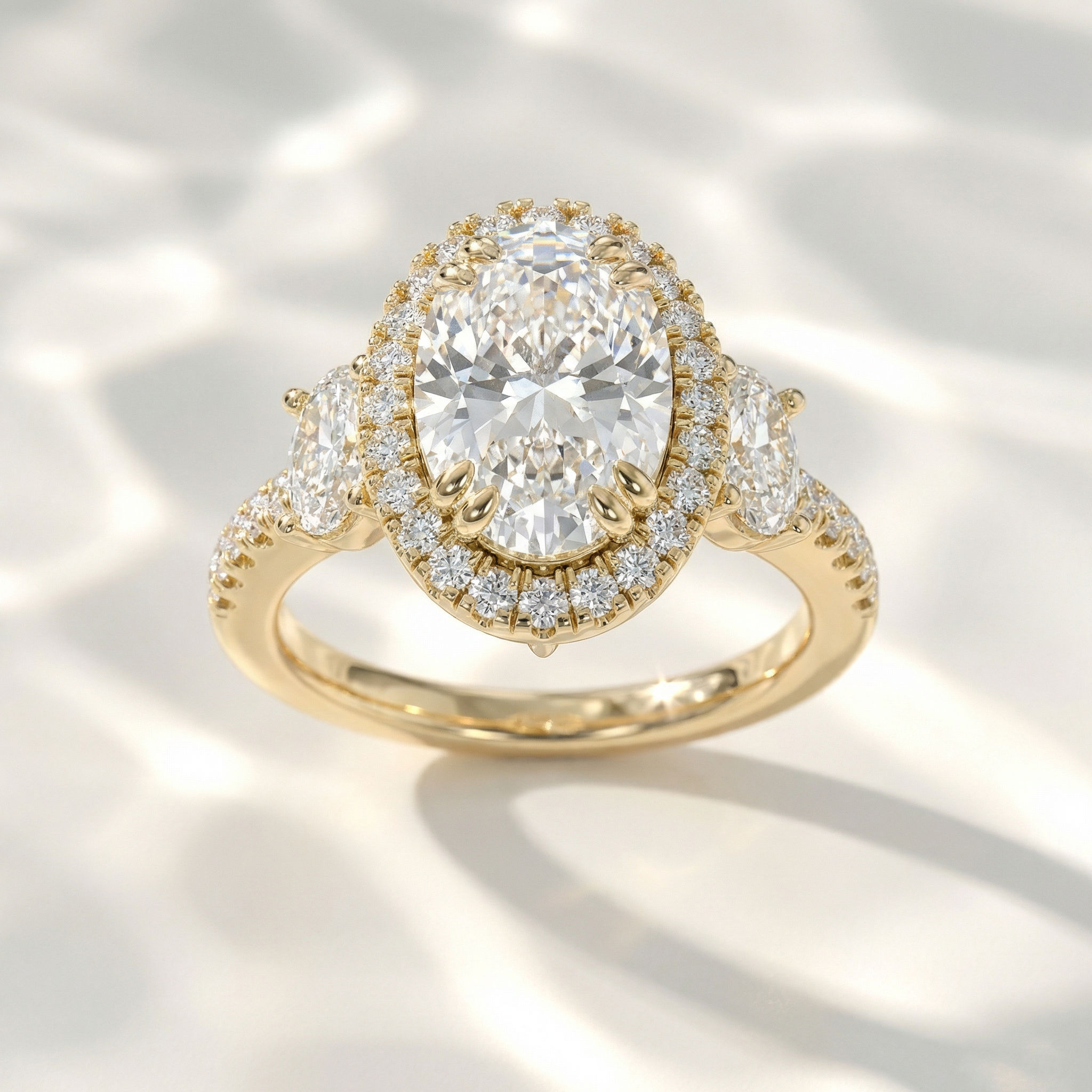 Harmony Of 3 Stone Ring 2