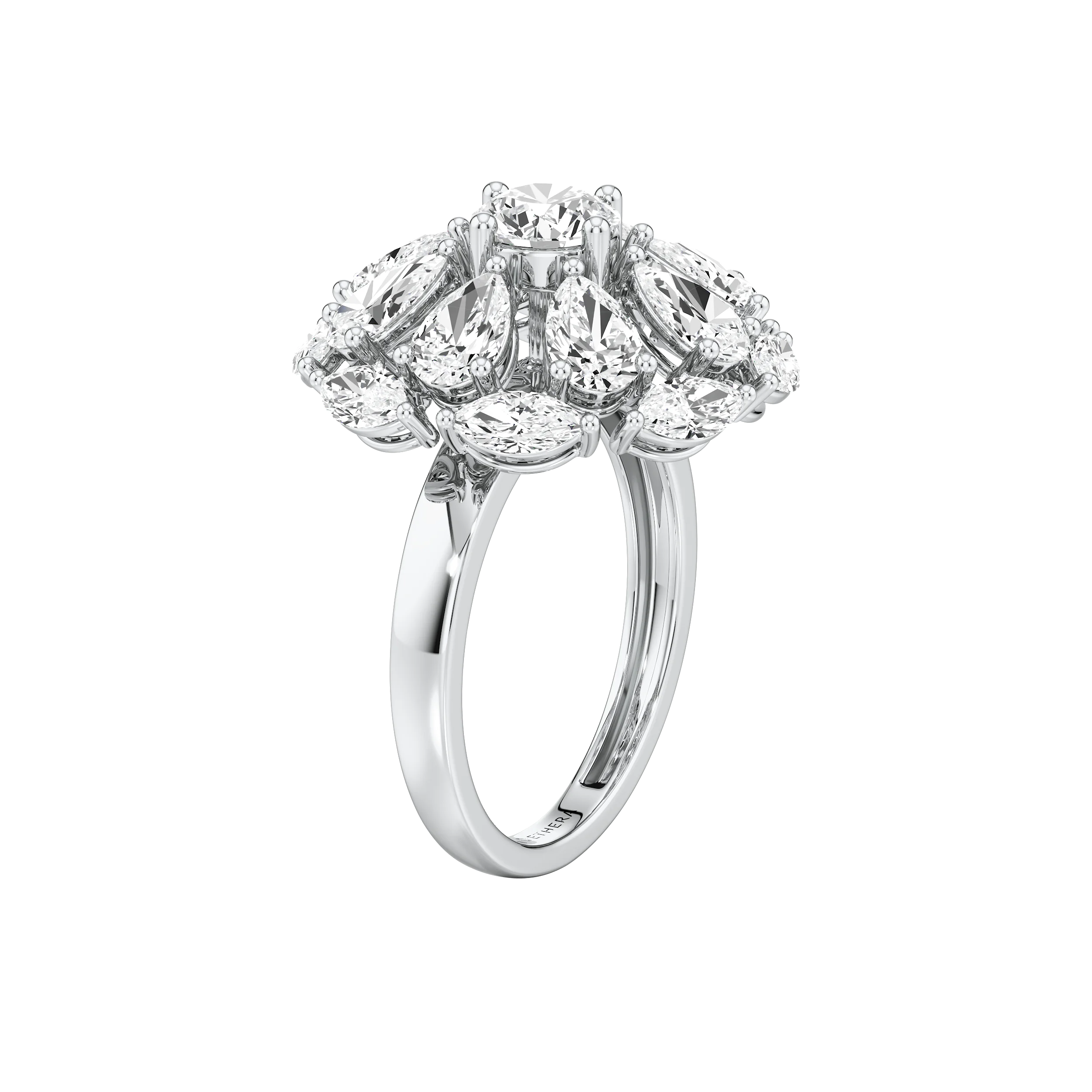 Marquise Bloom Cocktail Ring 8