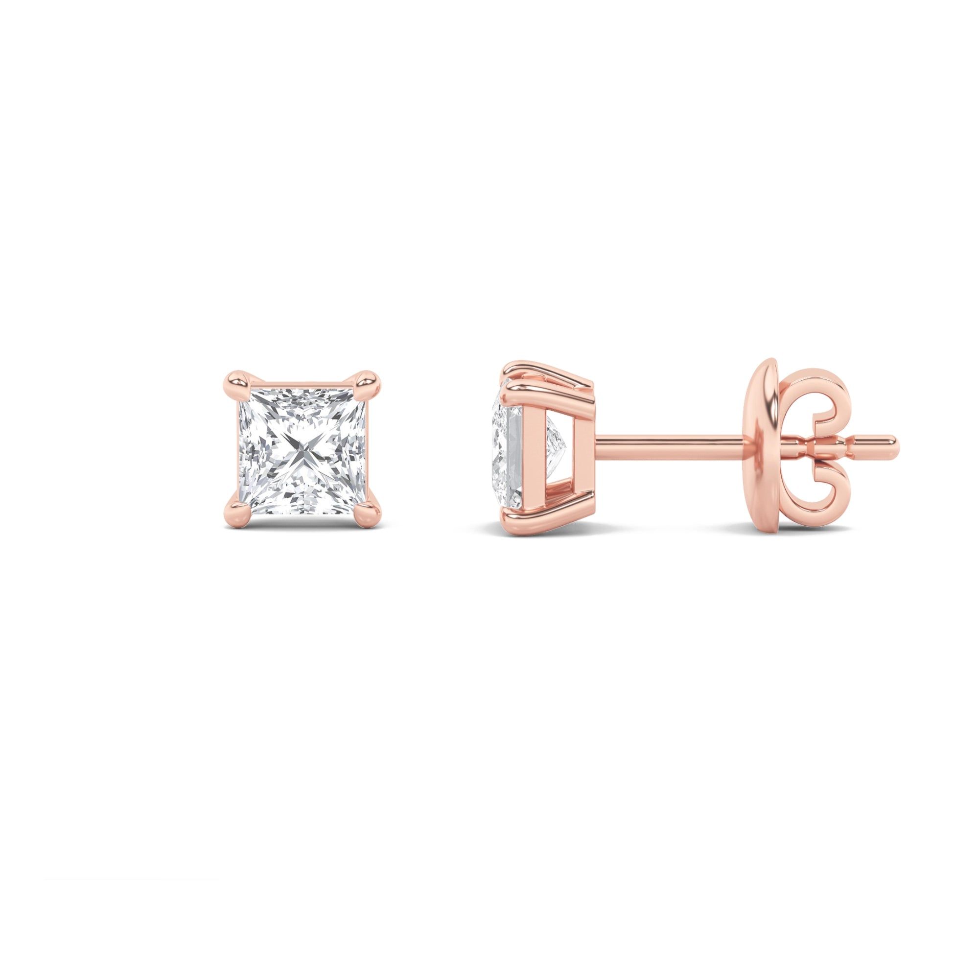 Pristine Princess Stud Earrings 2.5 Carat 7