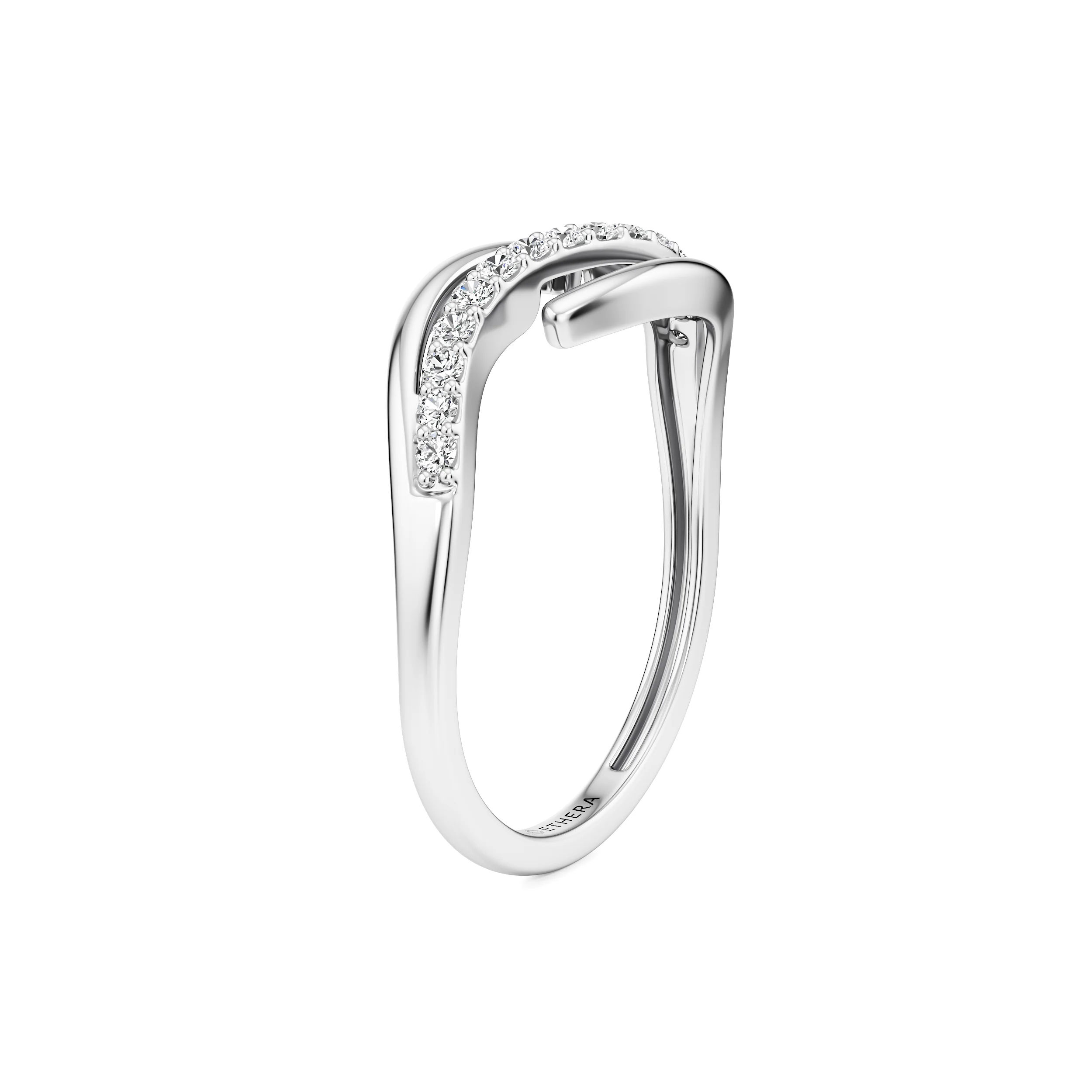 Whisper Wave Diamond Ring 10