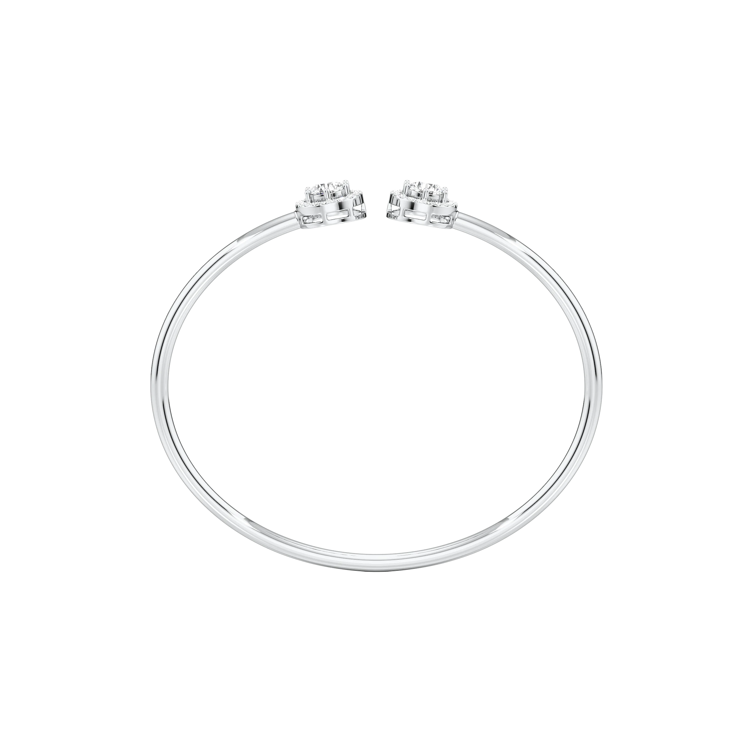 Pear Glimmer Open Top Bracelet 5