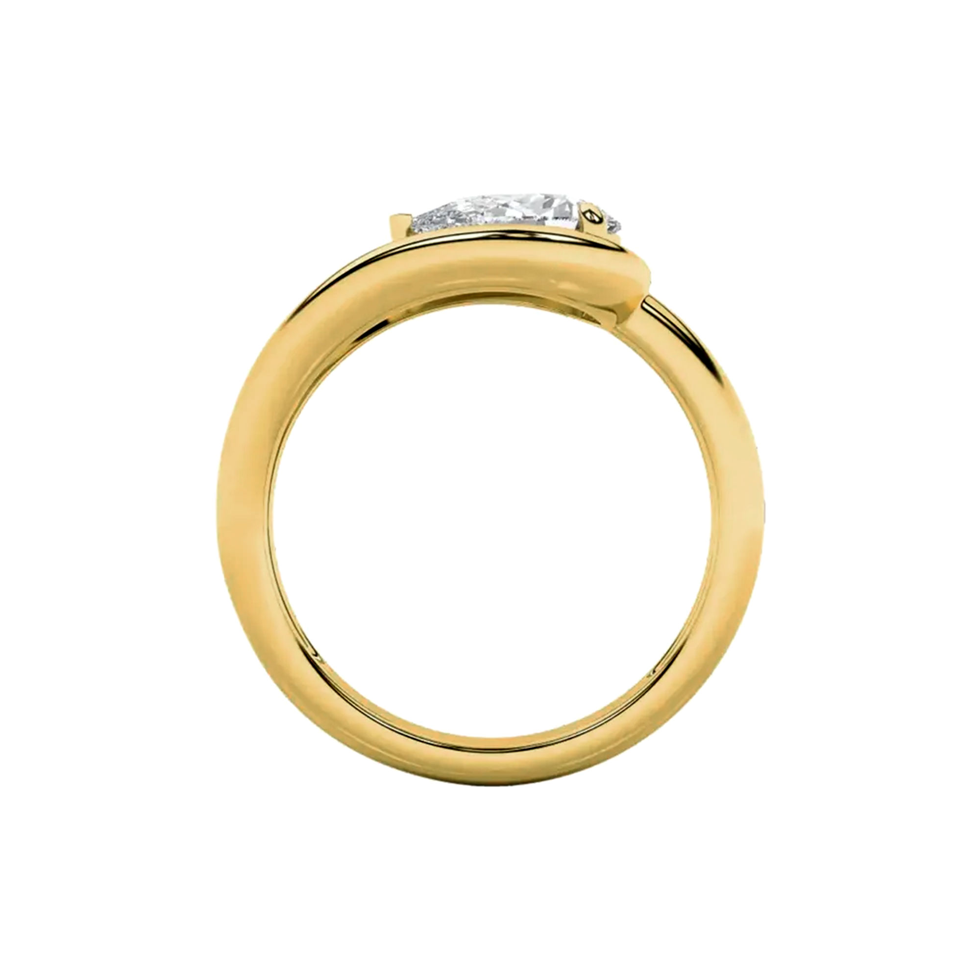 Embrace Pear Ring 3