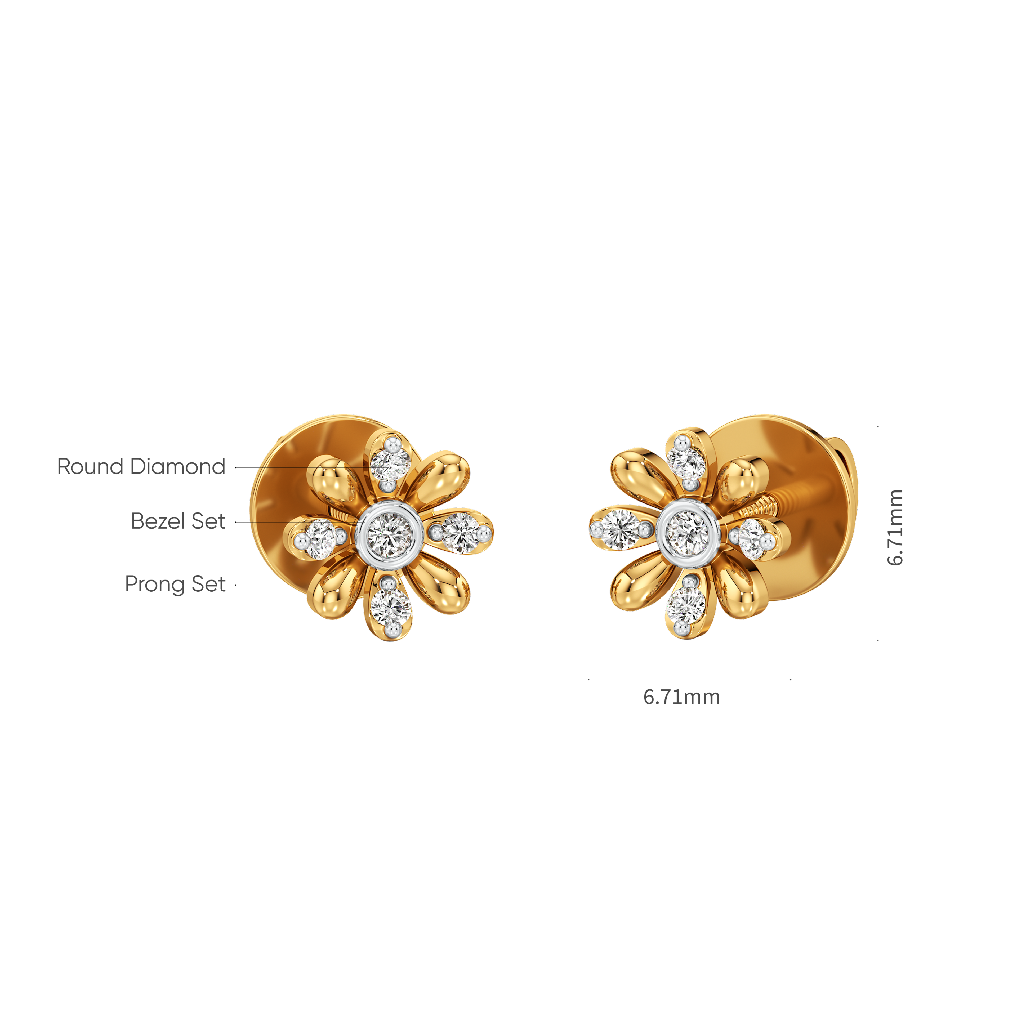 Daisy Radiance Studs 5