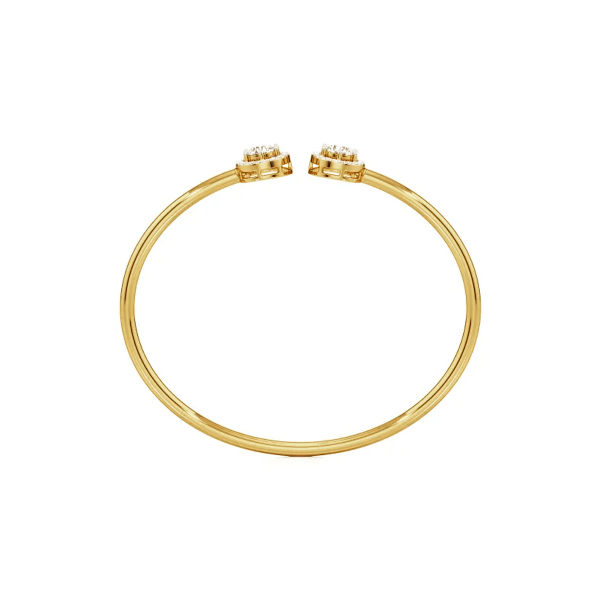 Pear Glimmer Open Top Bracelet hover