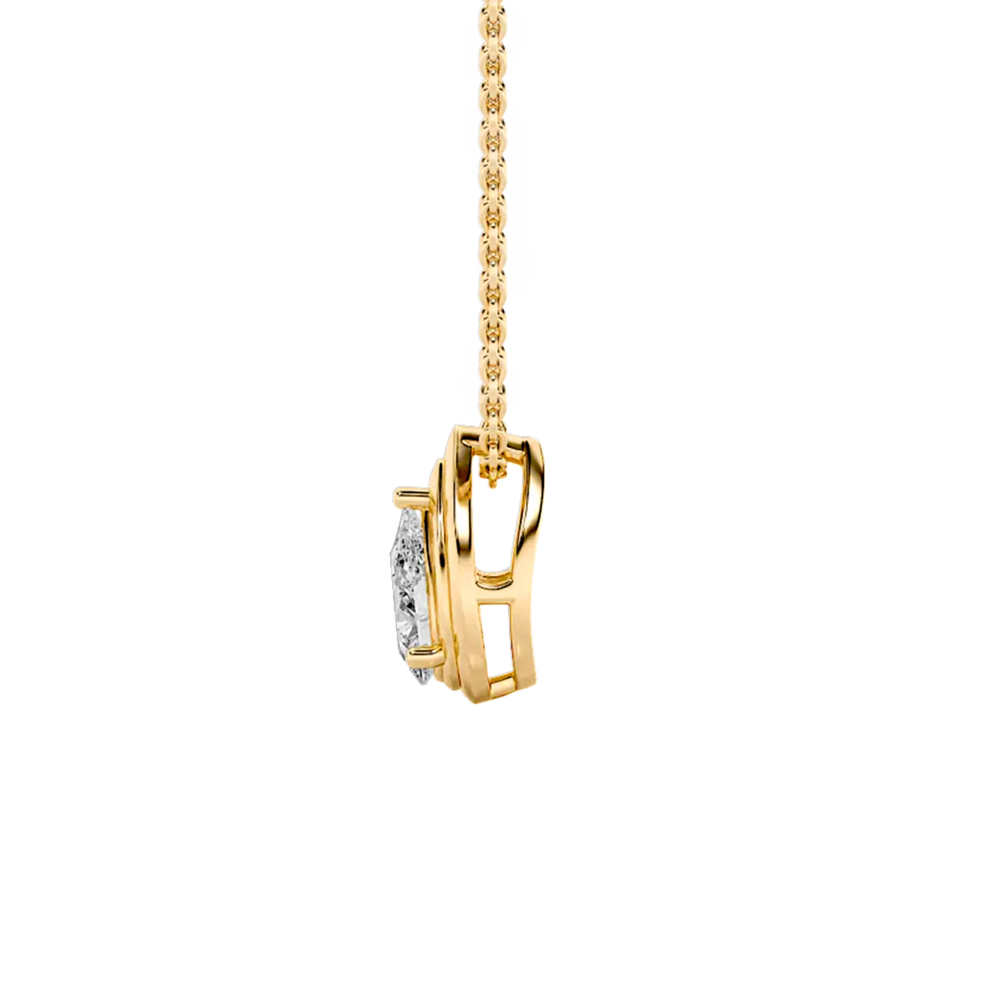 Dewdrop Solitaire Pendant 5