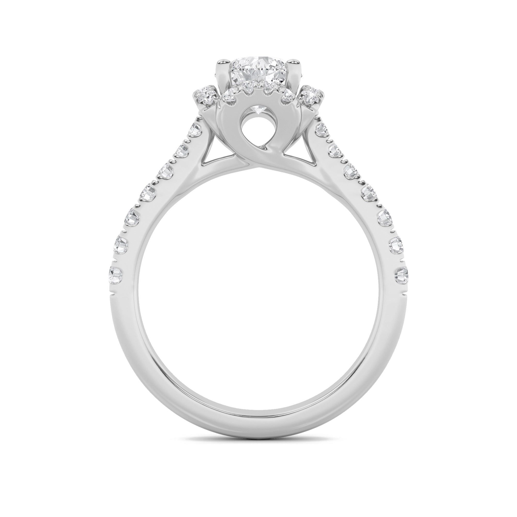 Secret Garden Solitaire Ring 8