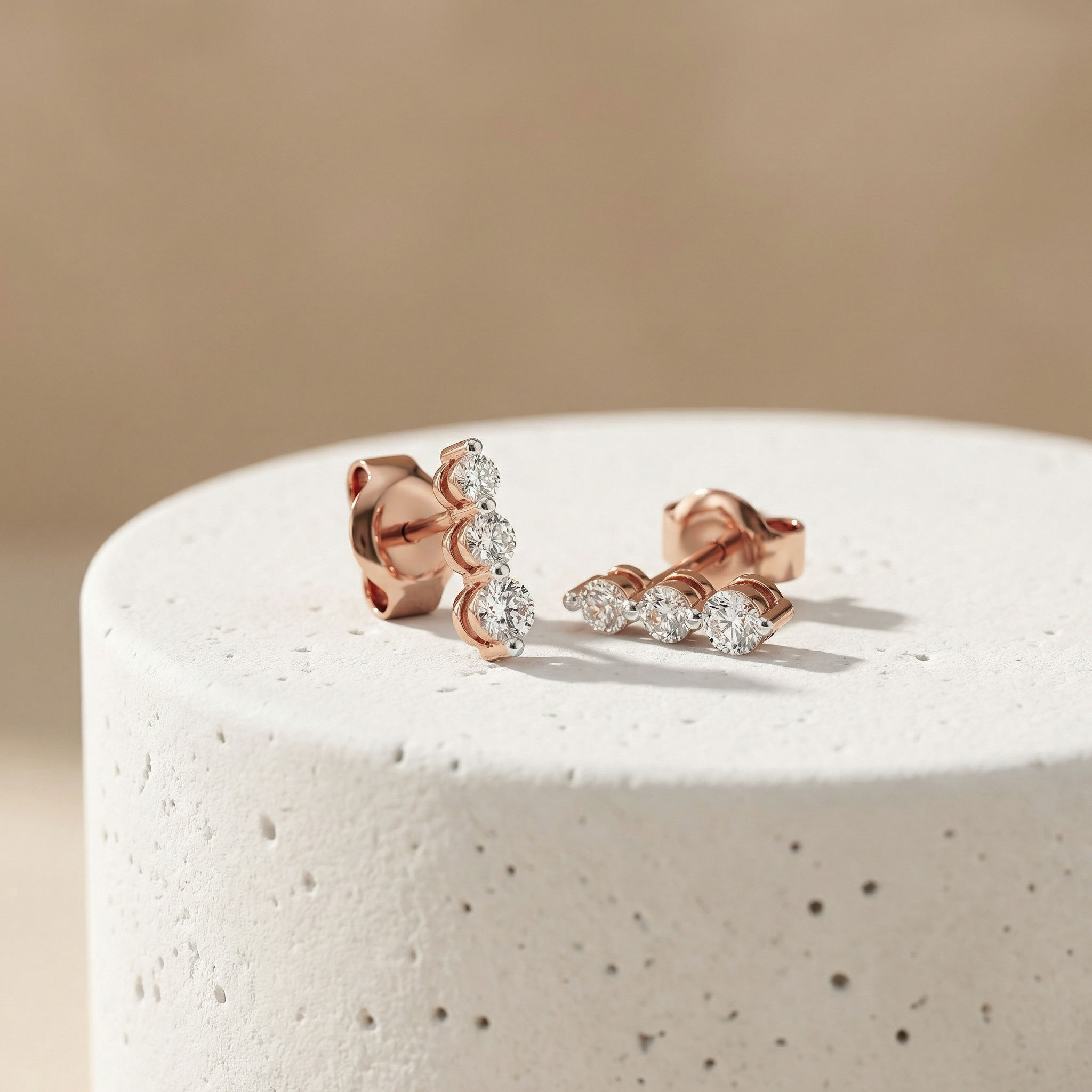 Cascade Line Earrings 2