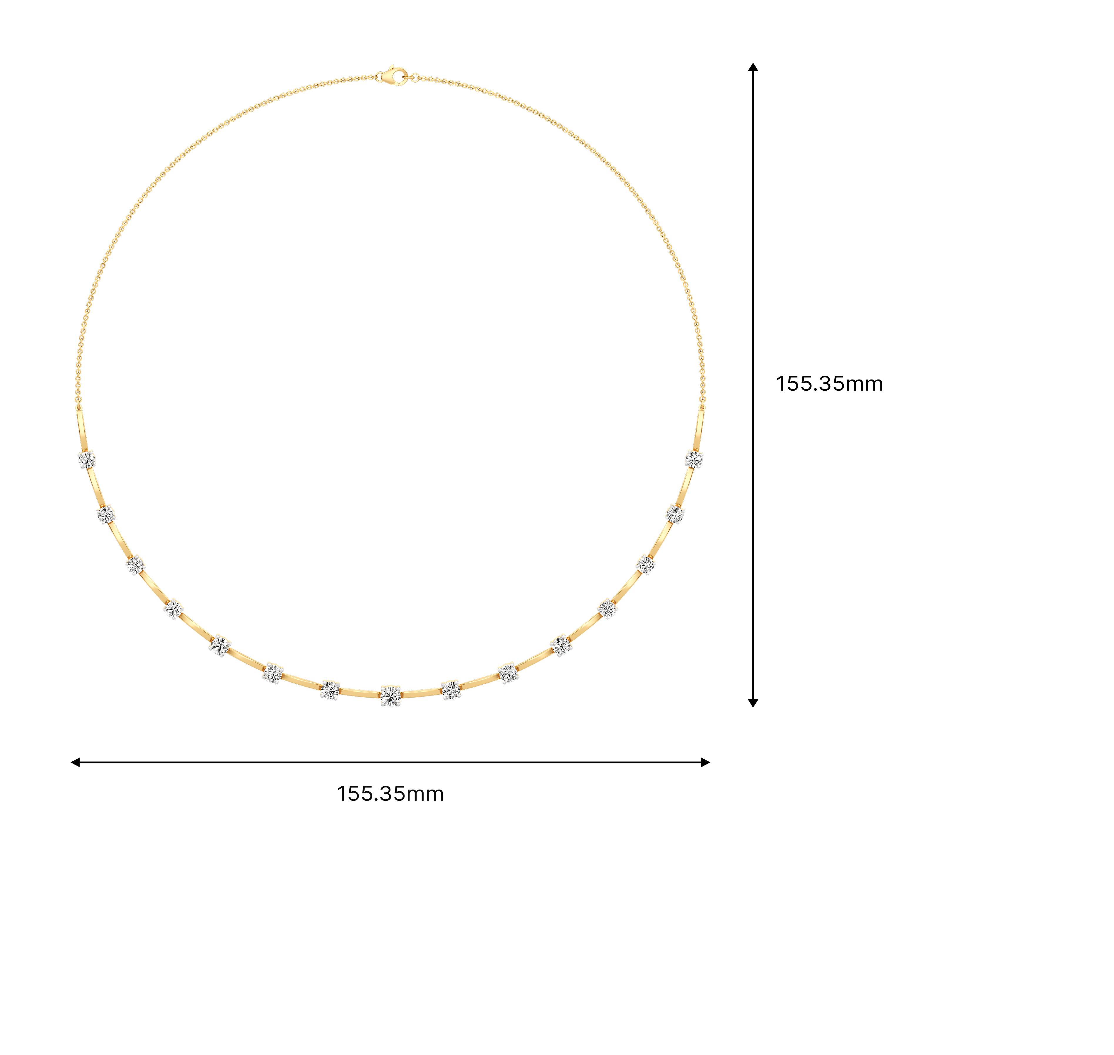 Cadence Line Necklace 4