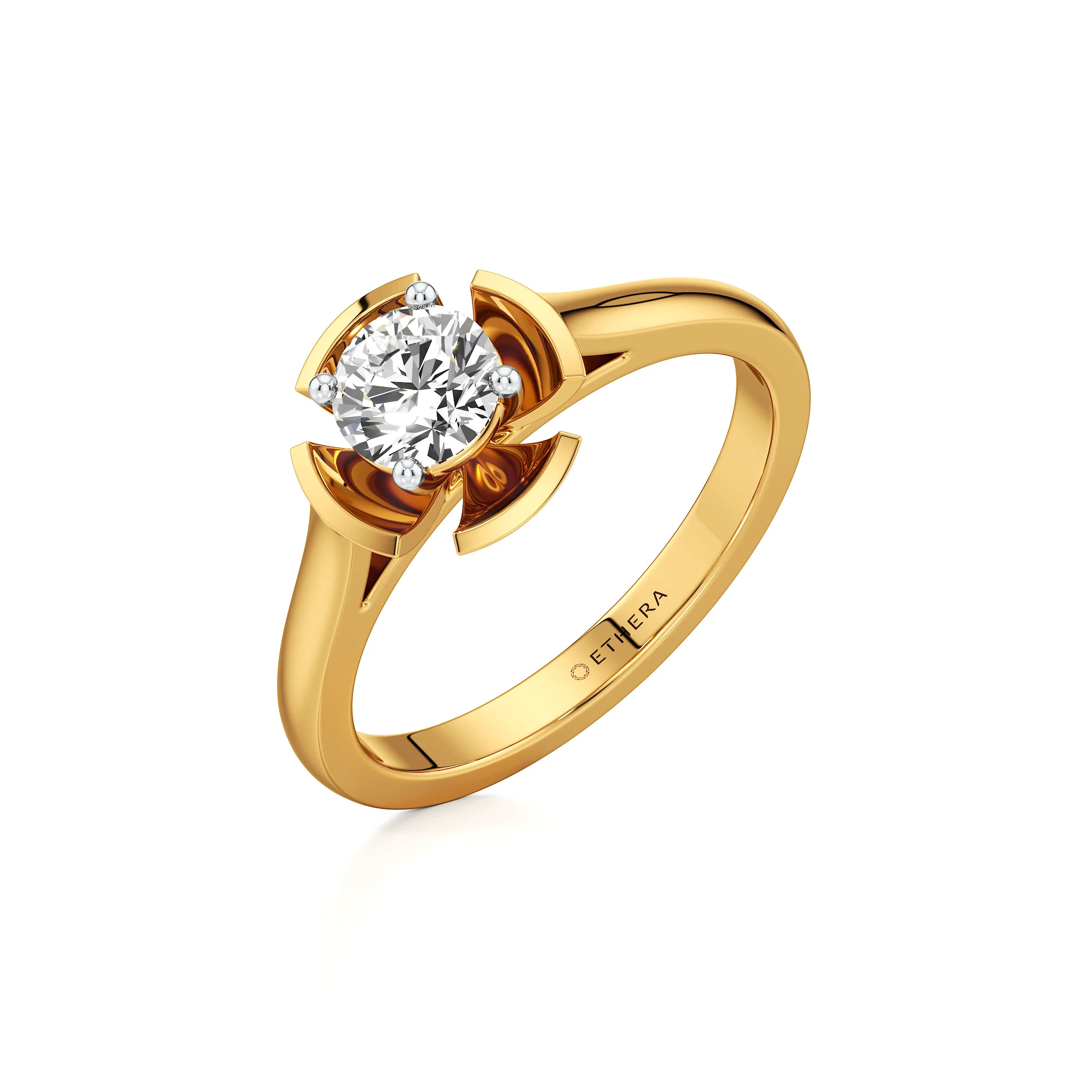 Petal Solitare Ring 0