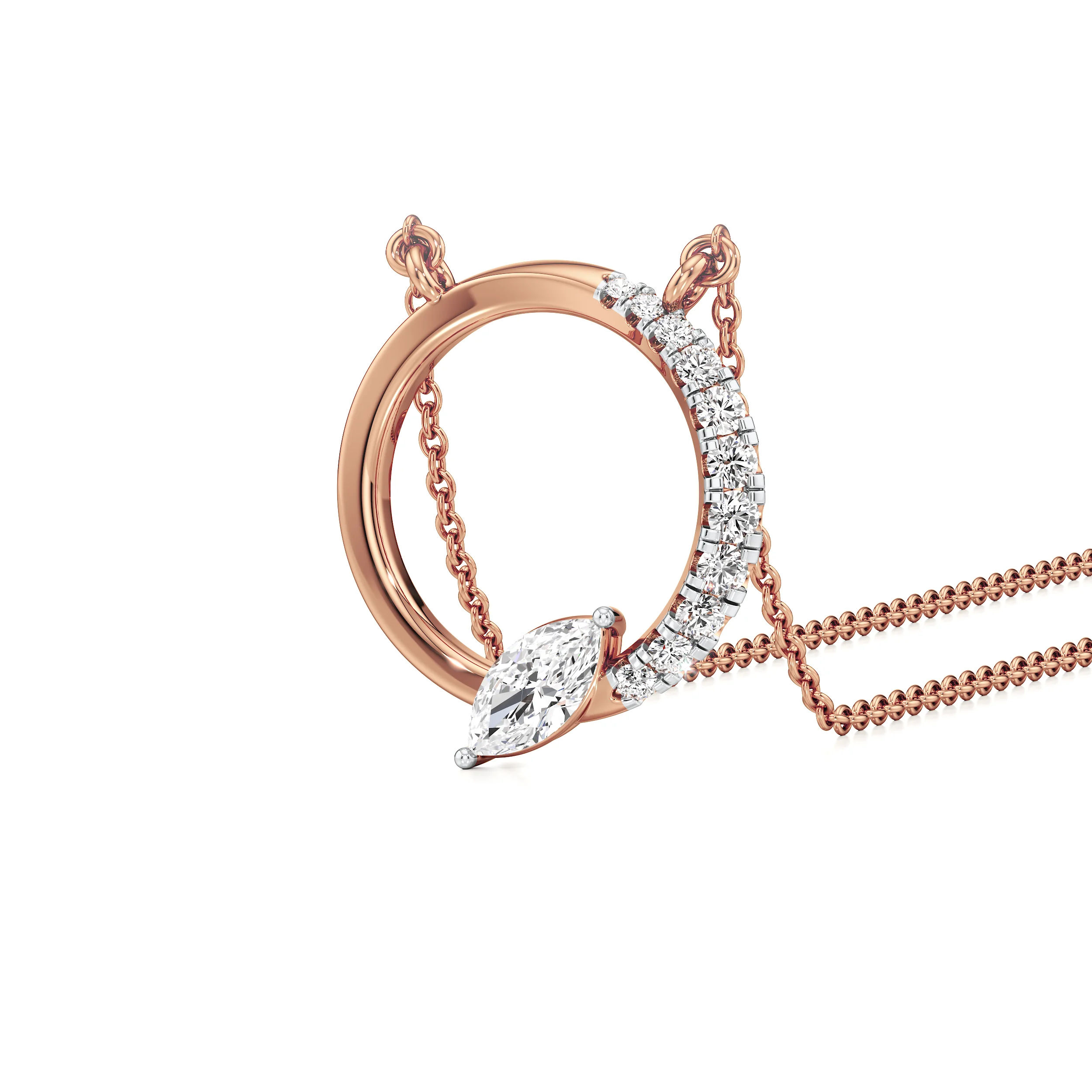 Eclipse Marquise Necklet 7