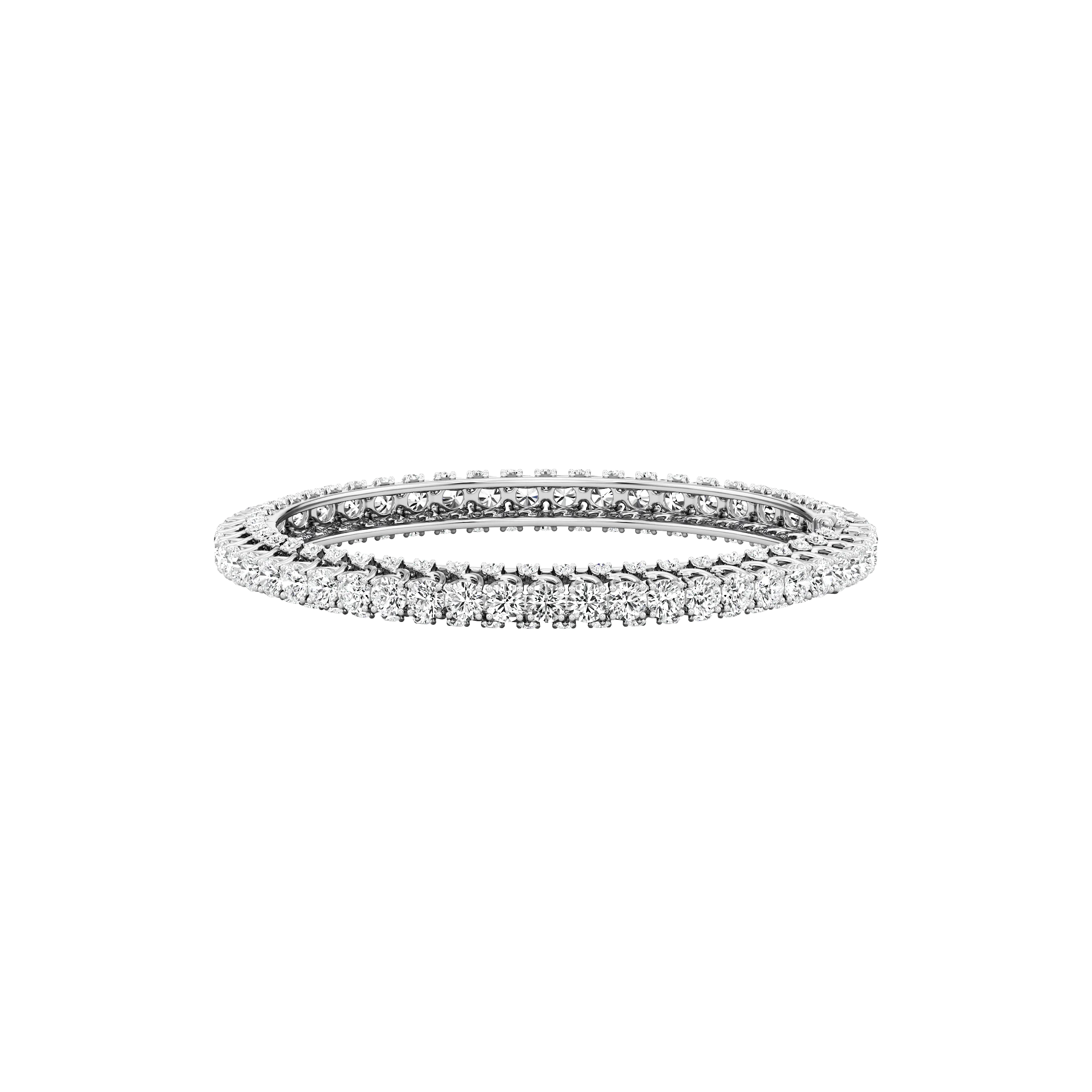 Luminia Line Diamond Bangle 3