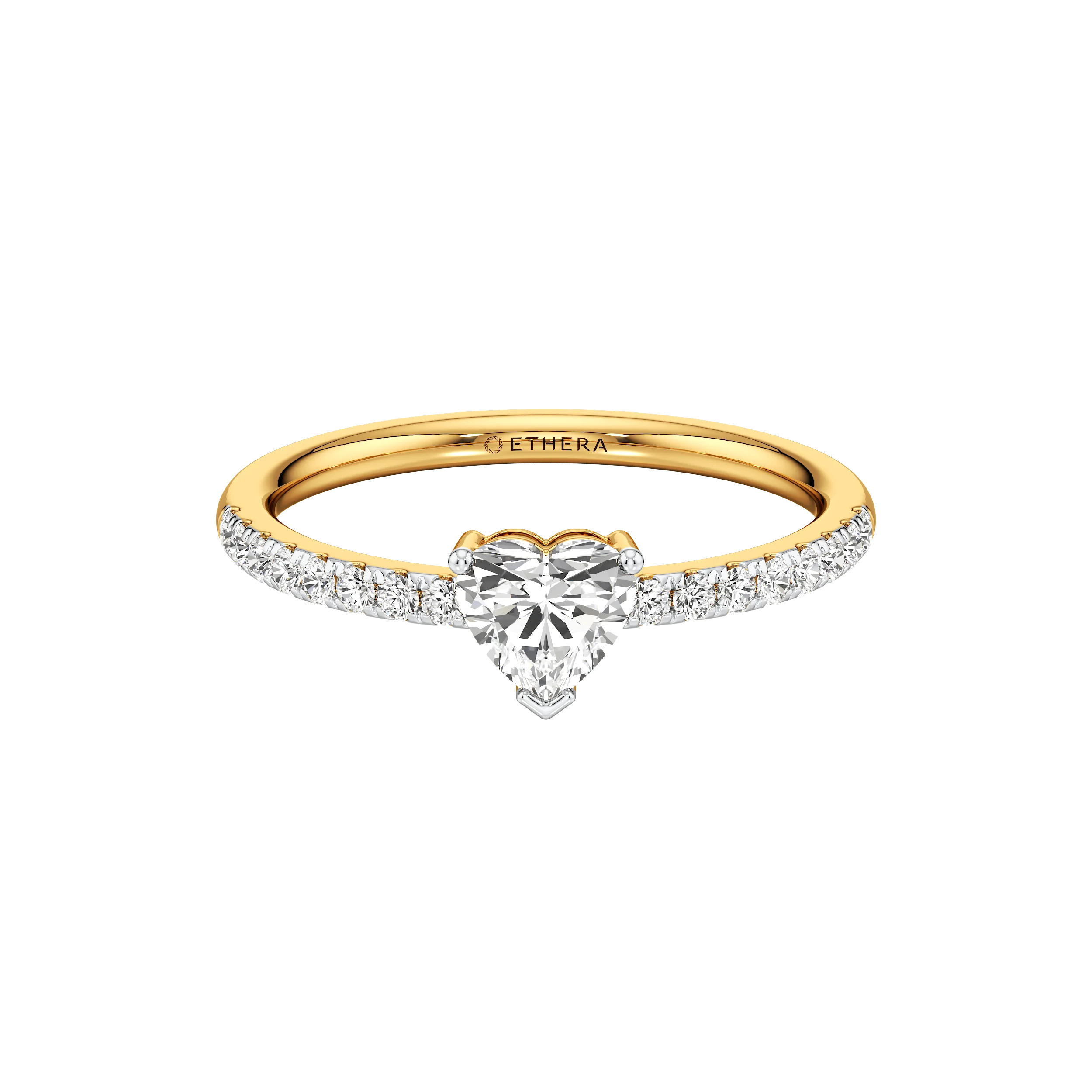 Heart Of Love Solitaire Ring 4