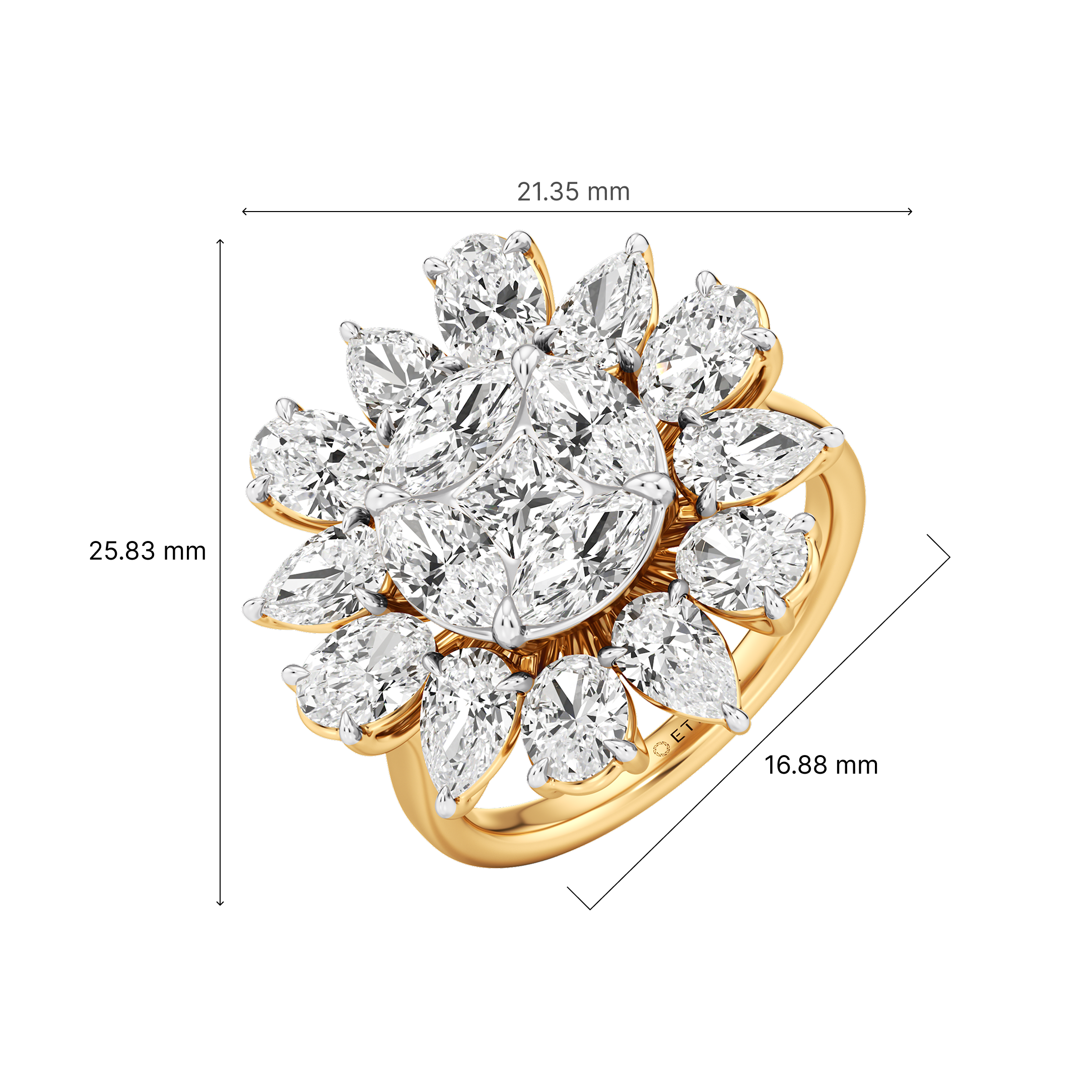 Frosted Bloom Ring 5