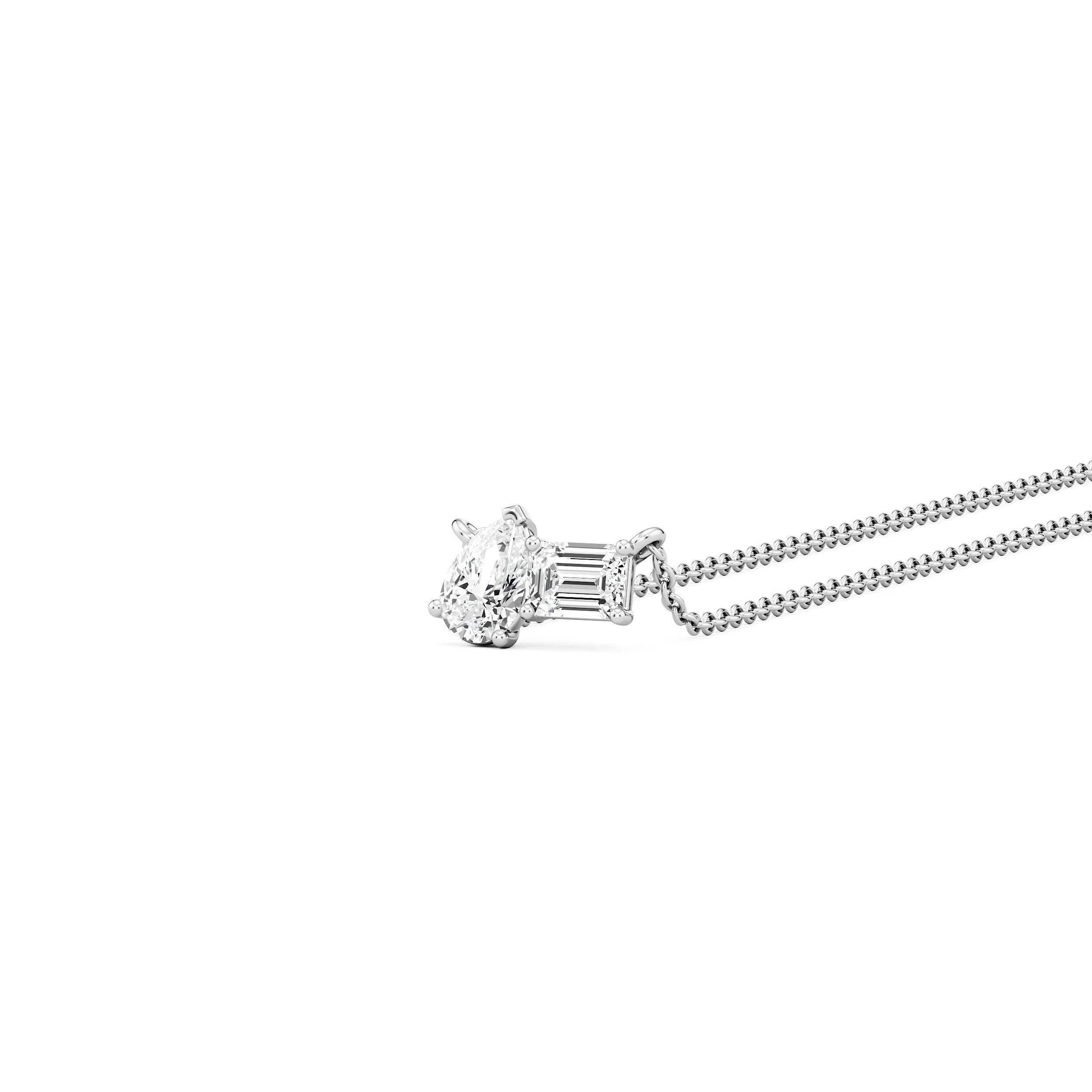 Duo Gleam Diamond Necklace 4