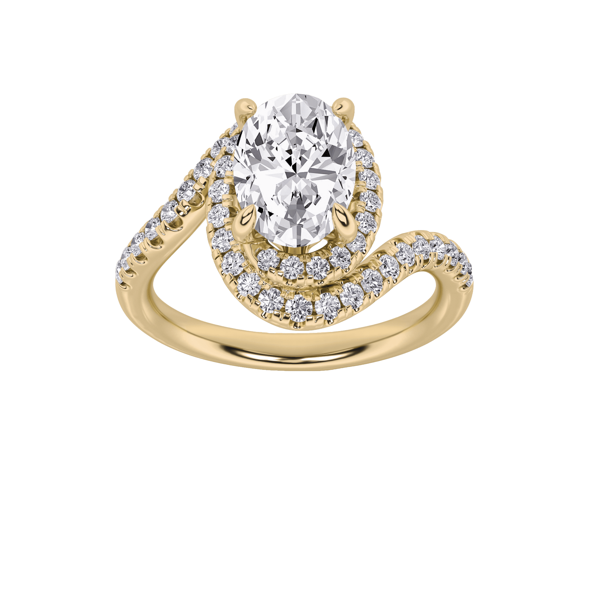 Enchanted Swirl Oval Ring 5