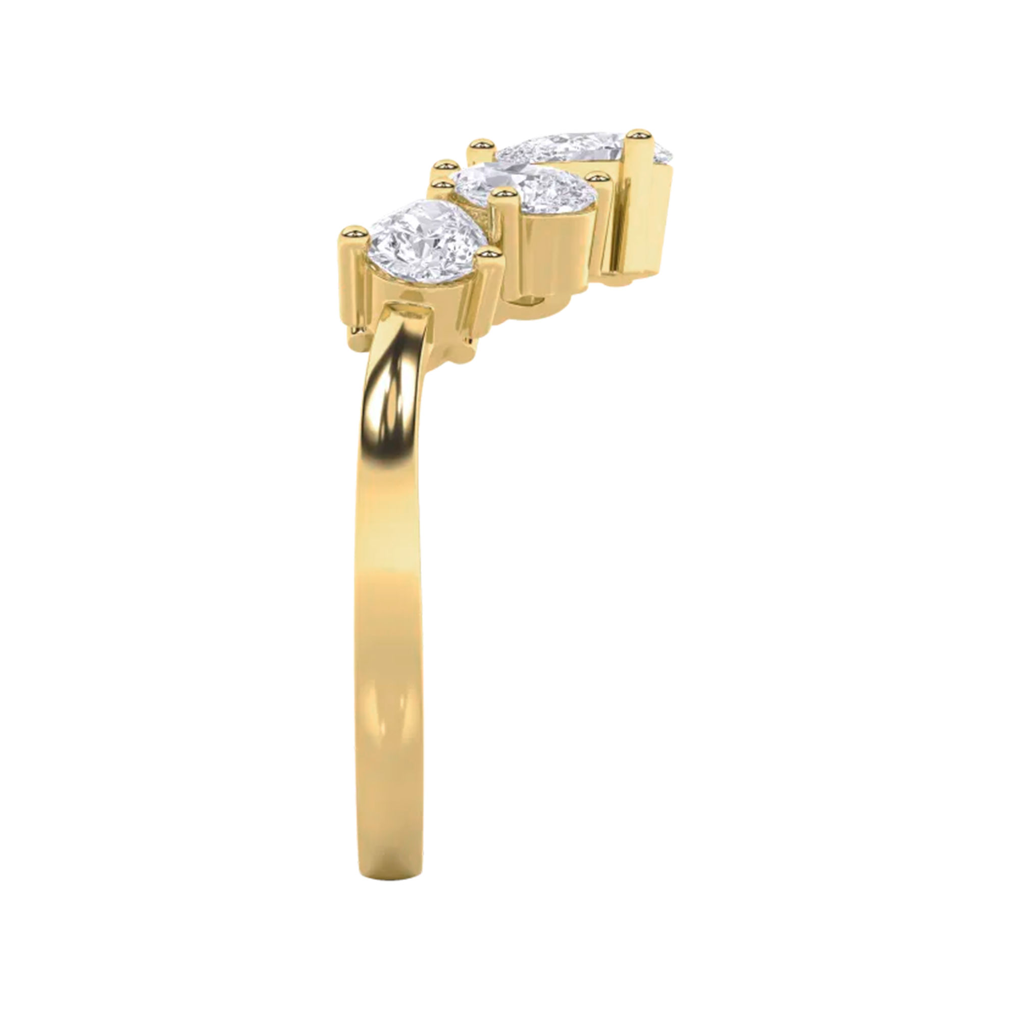V-Five Sparkle 5 Stone Ring 4
