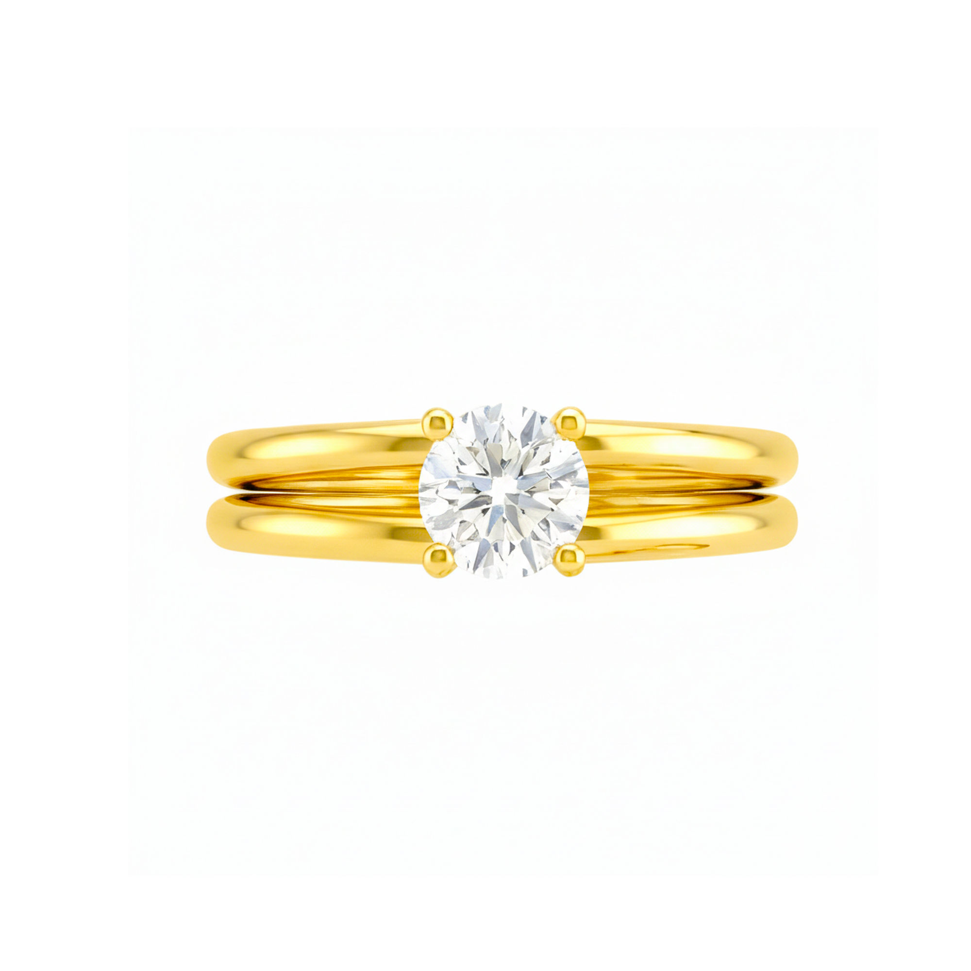 Tripleline Prism Ring