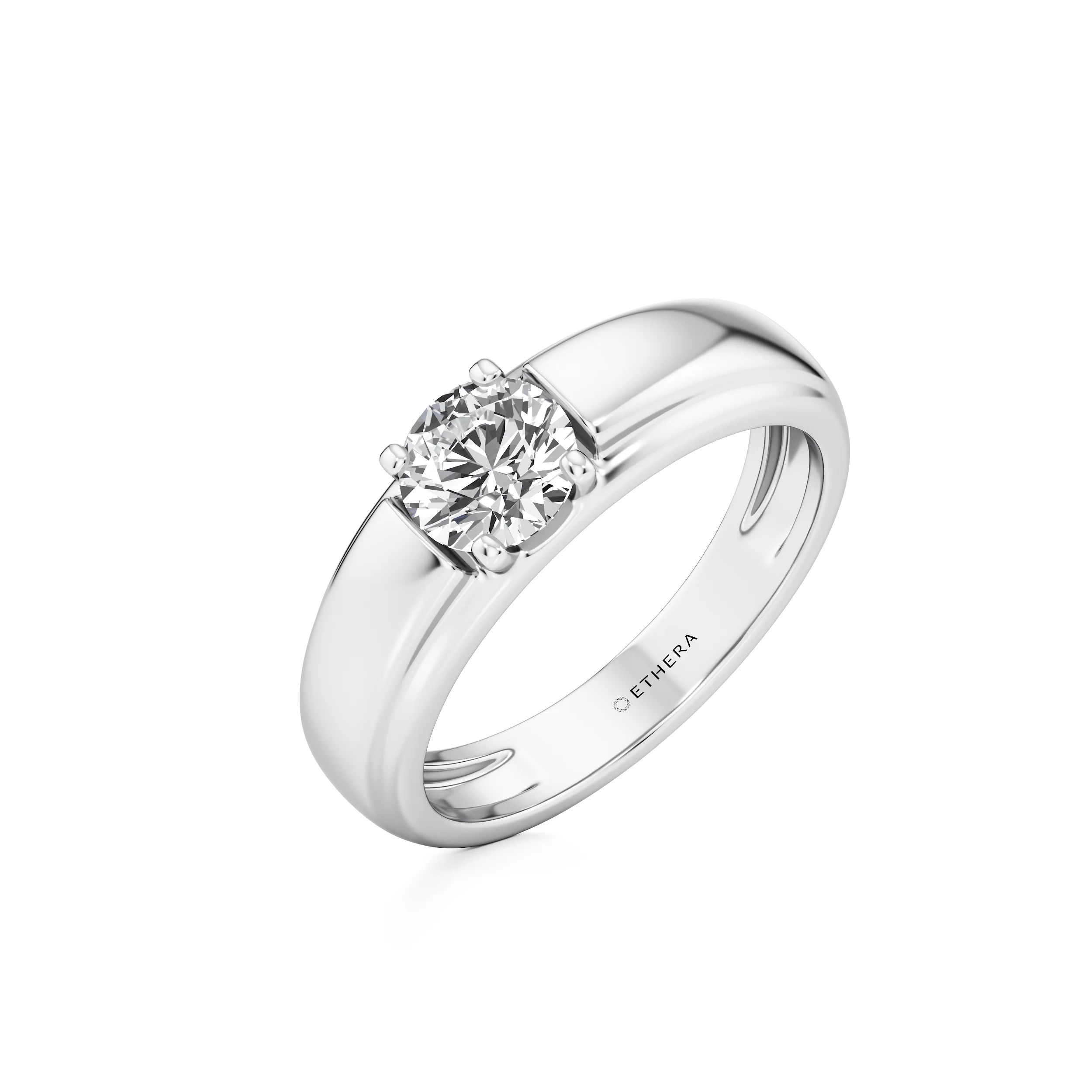 Pureline Solitaire Ring 4