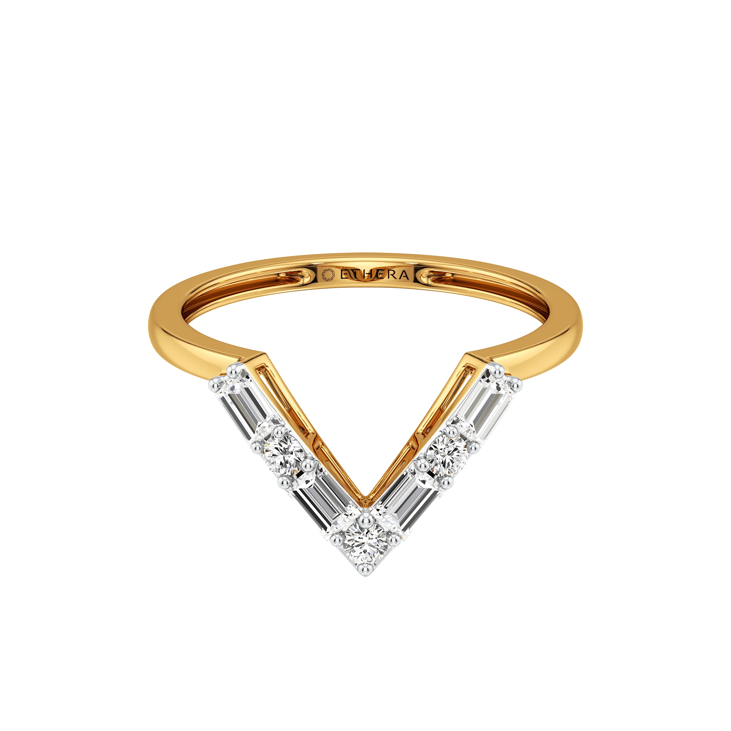 EdgeLine Baguette Ring 4