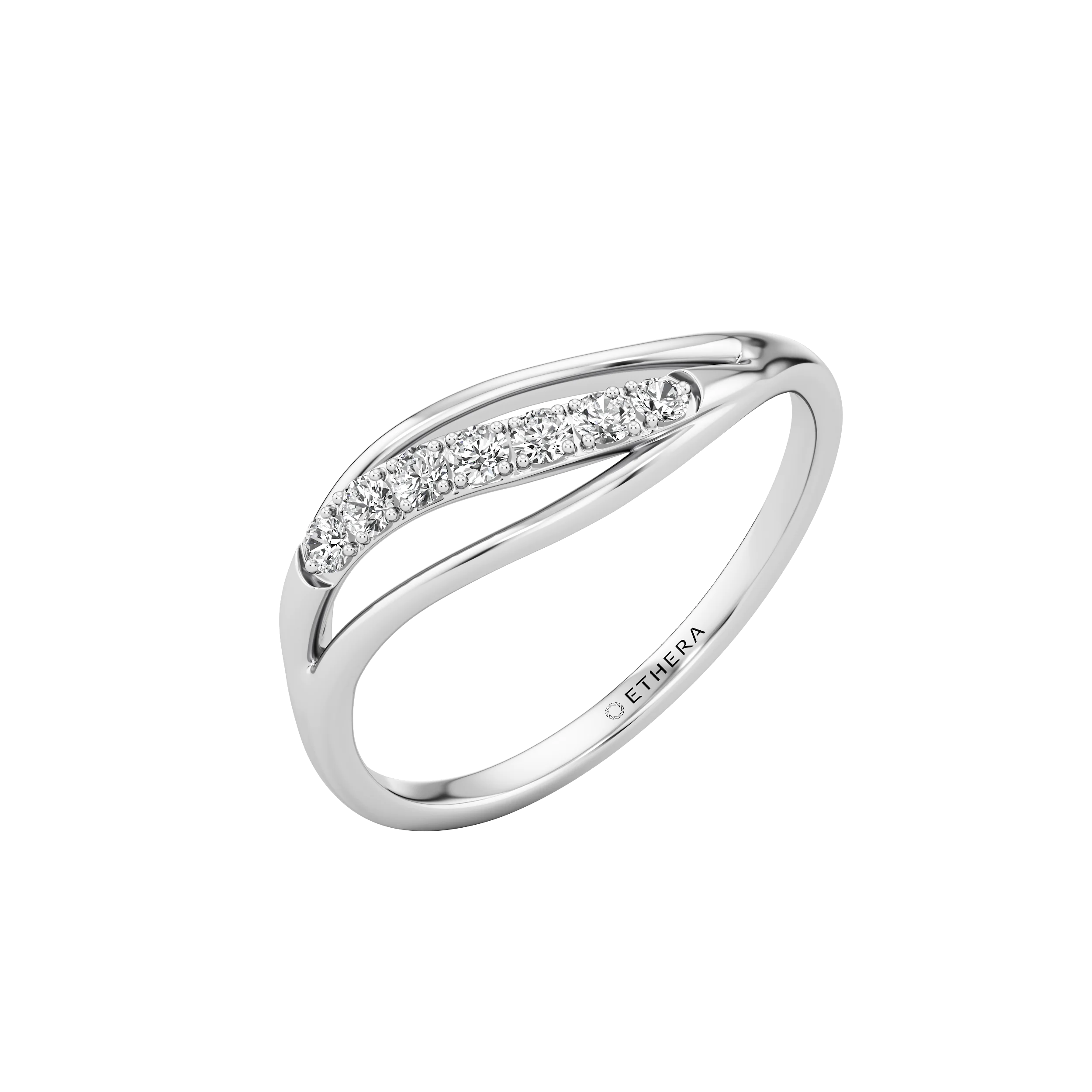 Flowline Diamond Ring 7